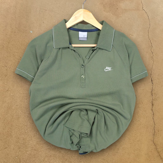 VINTAGE WMNS NIKE POLO SHIRT - L