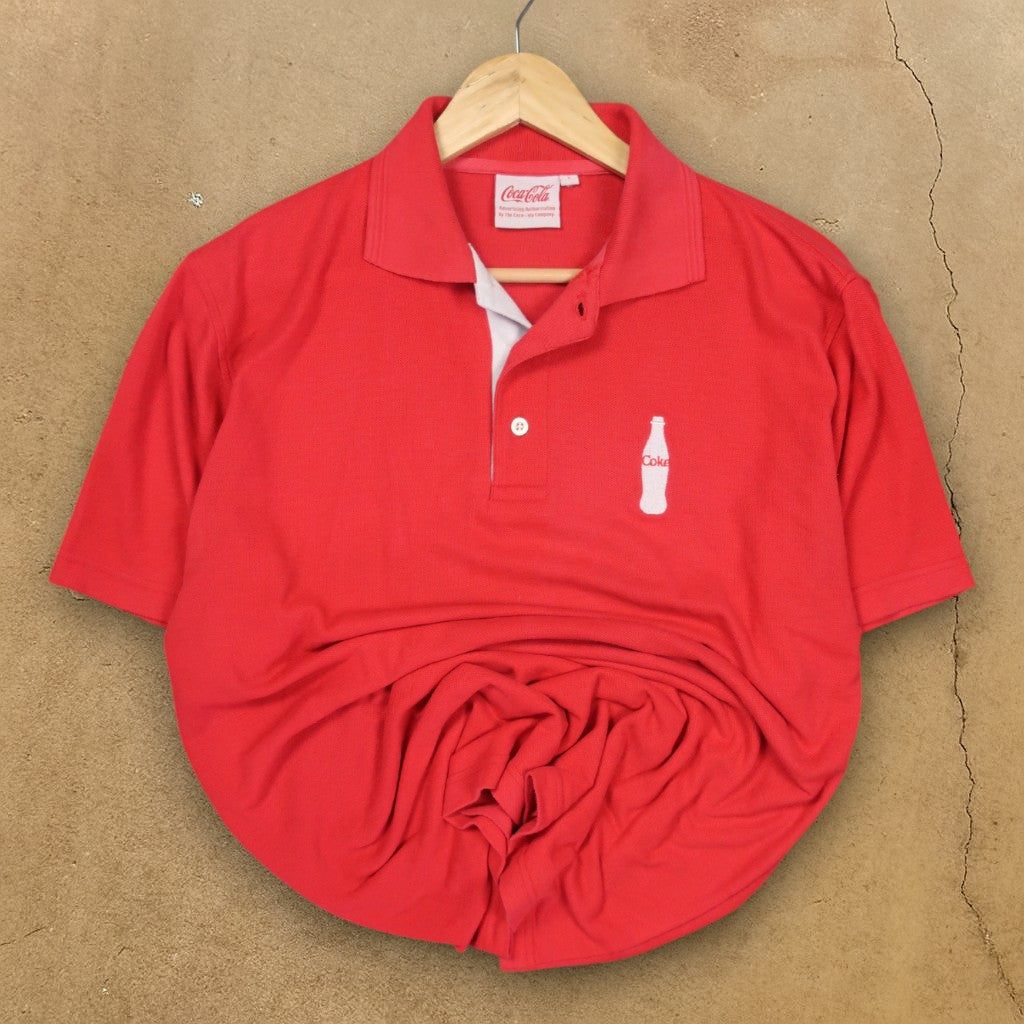 VINTAGE COCA COLA POLO SHIRT - S