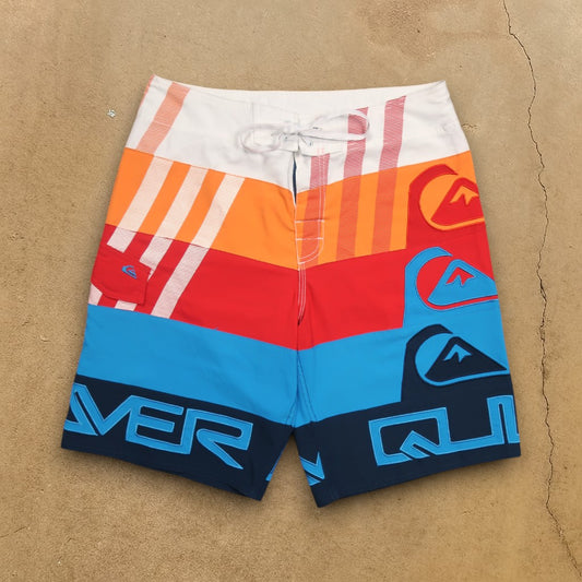 VINTAGE QUIKSILVER BOARD SHORTS - 32"