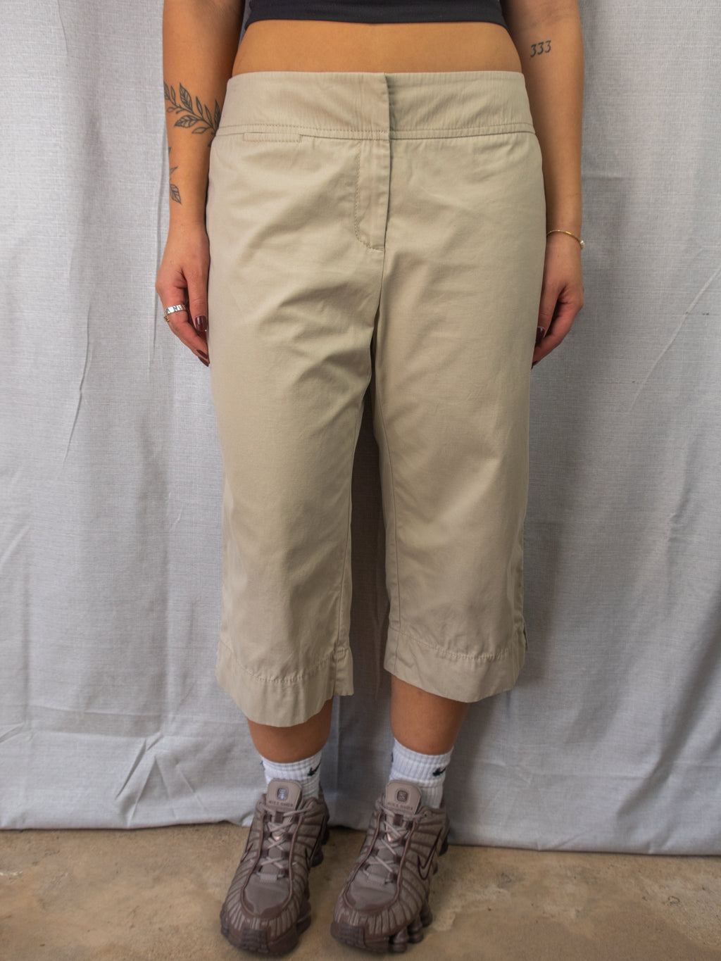 Country Road Capri Pants - Beige - Size 12
