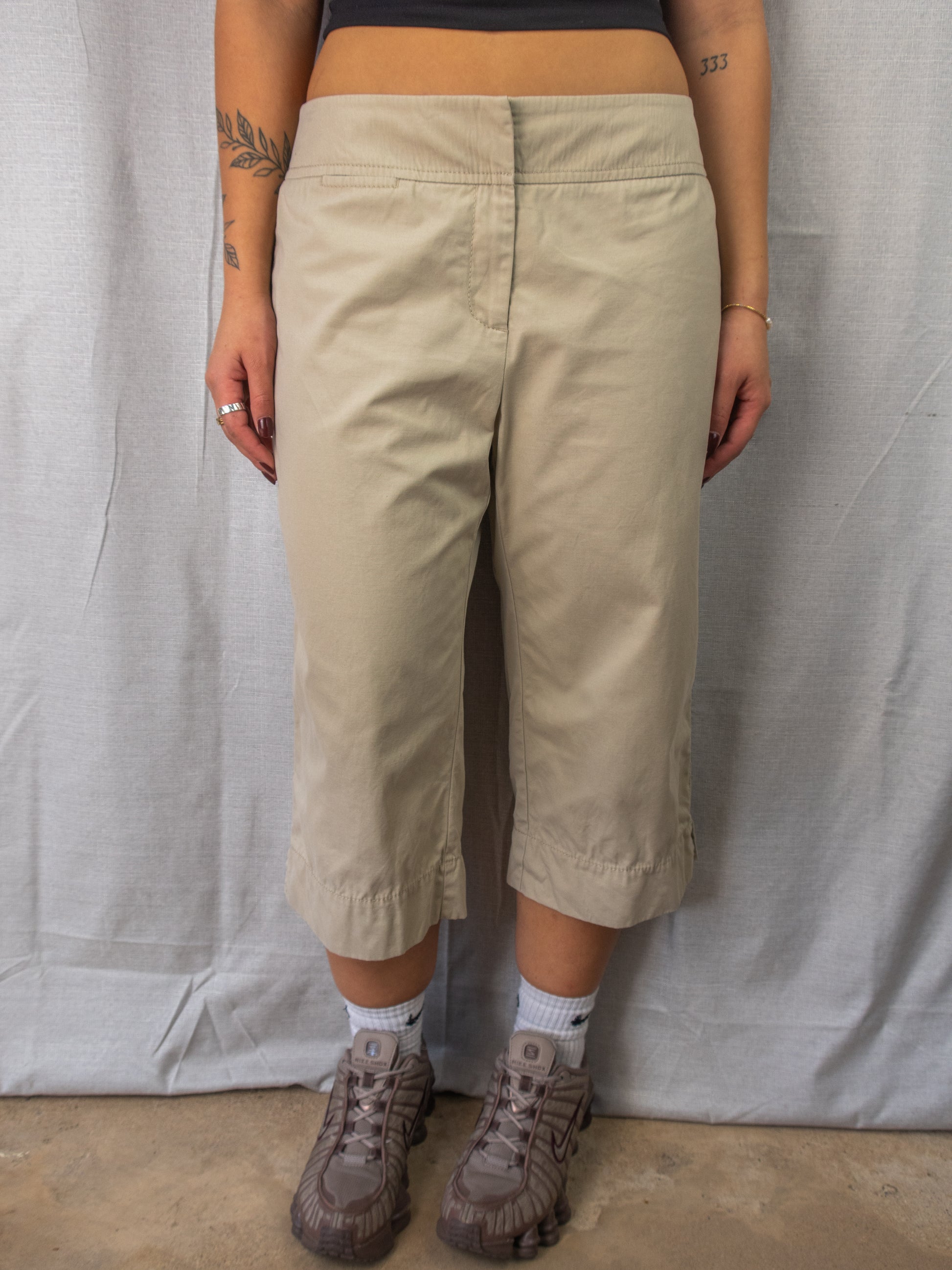 Country Road Capri Pants - Beige - Size 12