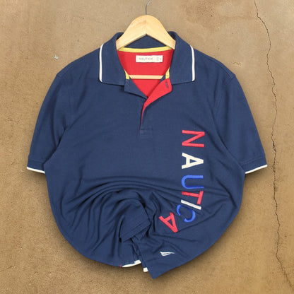 VINTAGE NAUTICA POLO SHIRT - M