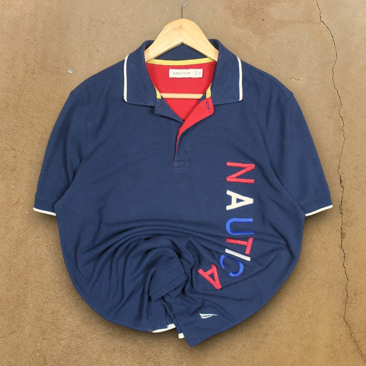 VINTAGE NAUTICA POLO SHIRT - M