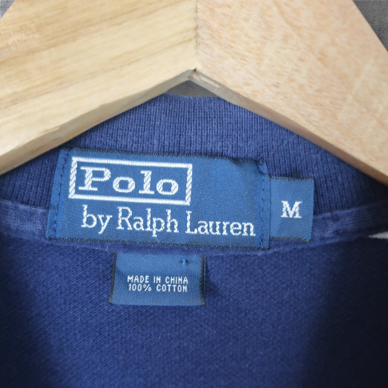 VINTAGE POLO RALPH LAUREN POLO SHIRT - M
