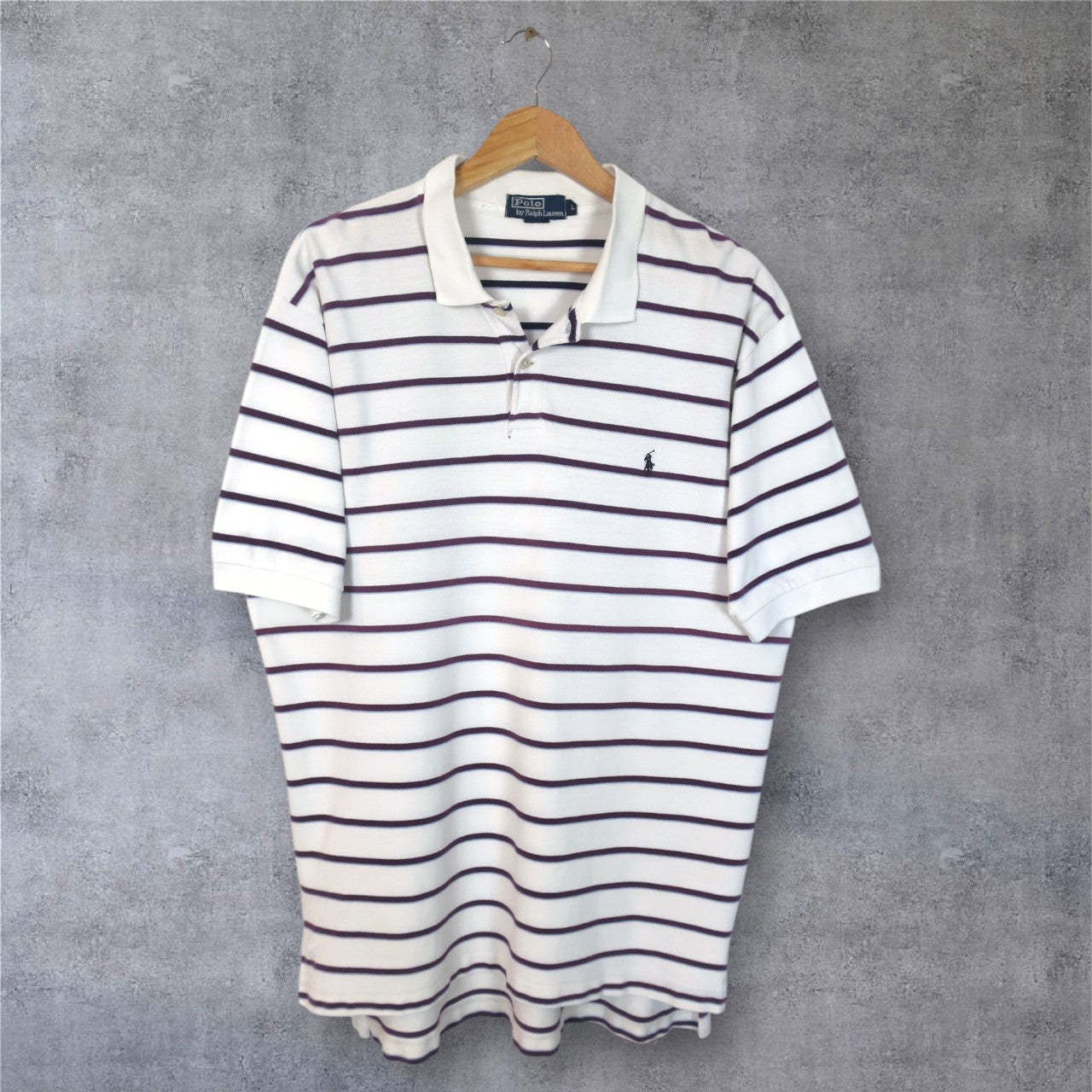VINTAGE POLO RALPH LAUREN POLO SHIRT - L