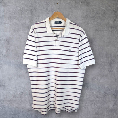 VINTAGE POLO RALPH LAUREN POLO SHIRT - L