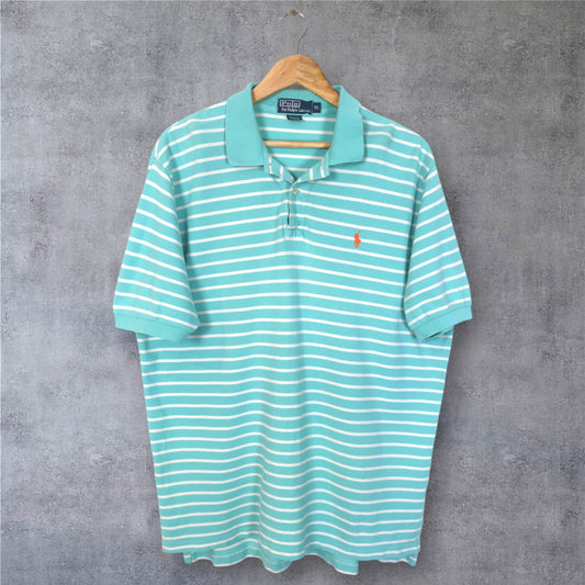 VINTAGE POLO RALPH LAUREN POLO SHIRT - XL