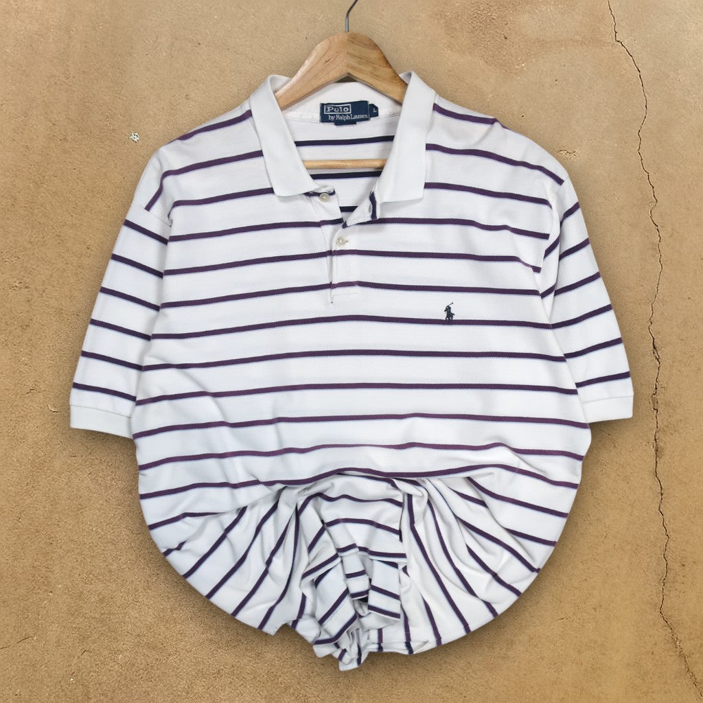 VINTAGE POLO RALPH LAUREN POLO SHIRT - L