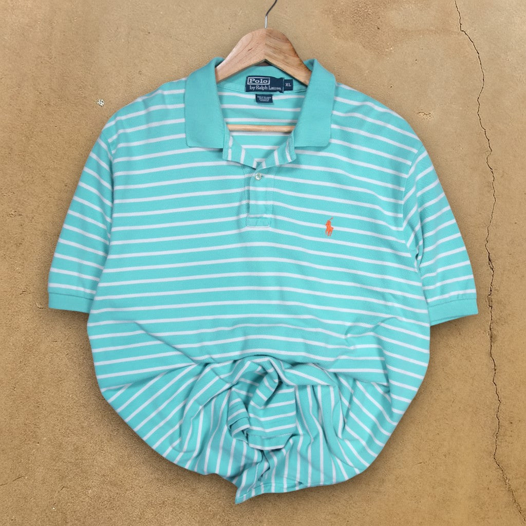 VINTAGE POLO RALPH LAUREN POLO SHIRT - XL
