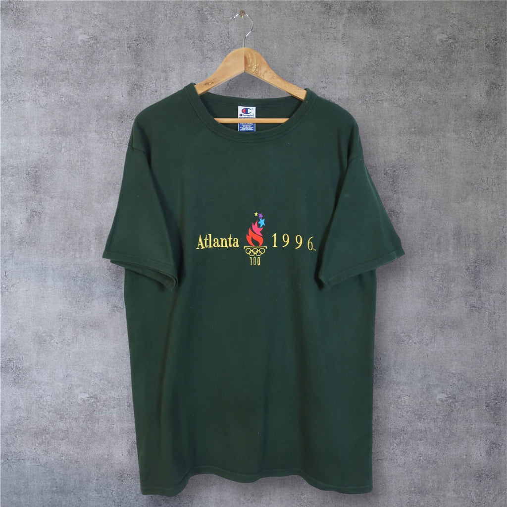 VINTAGE 1996 ATLANTA SUMMER OLYMPIC GAMES CHAMPION T-SHIRT - L