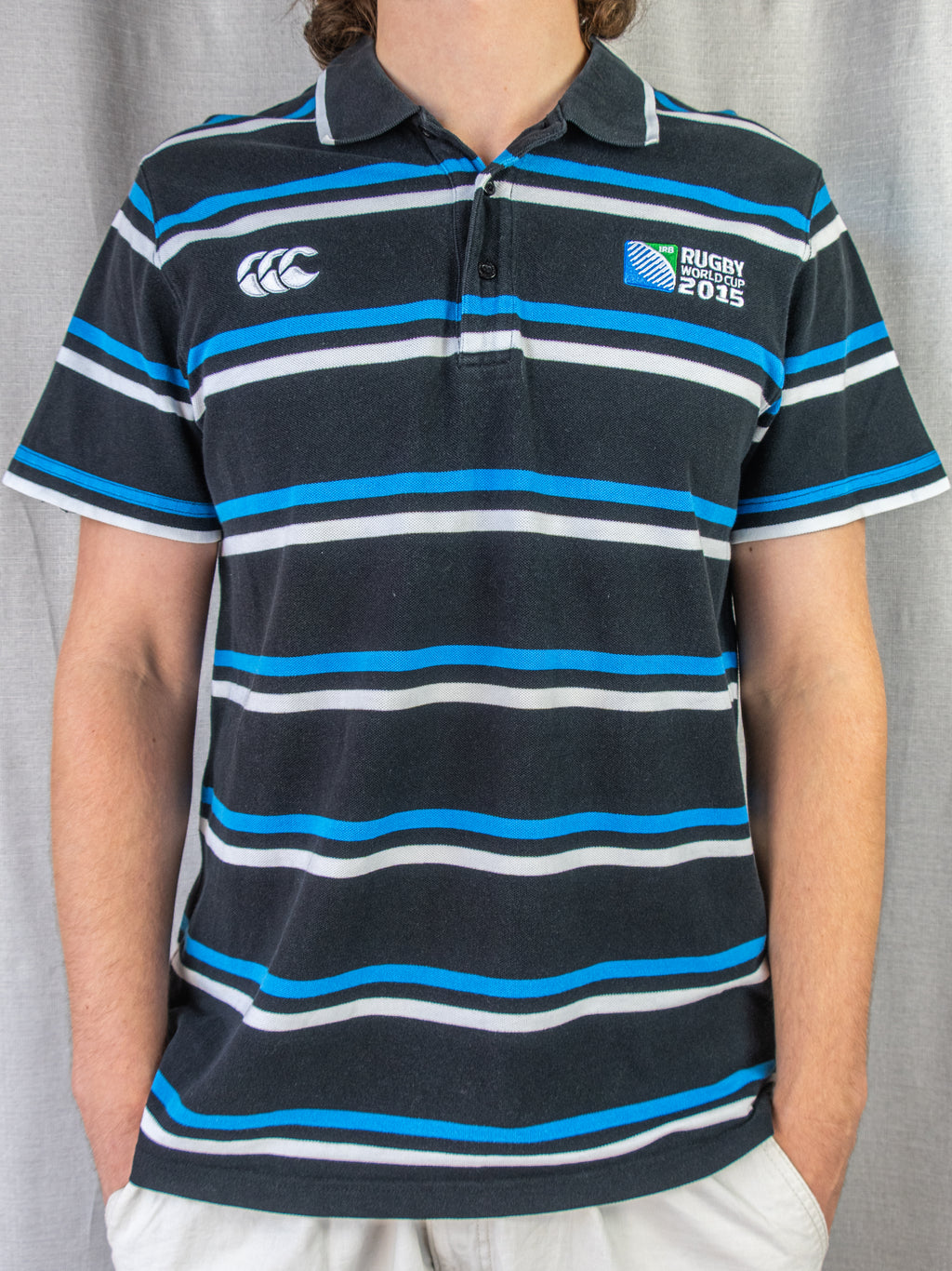 2015 Canterbury Rugby World Cup Polo Shirt - L