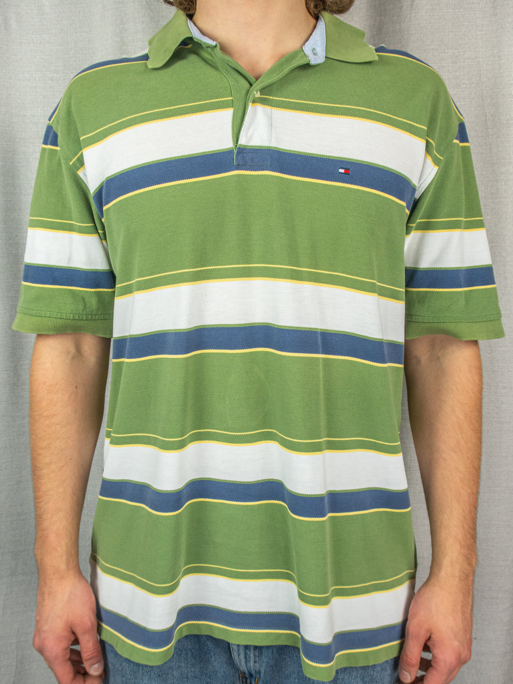 00's Tommy Hilfiger Polo Shirt - XL