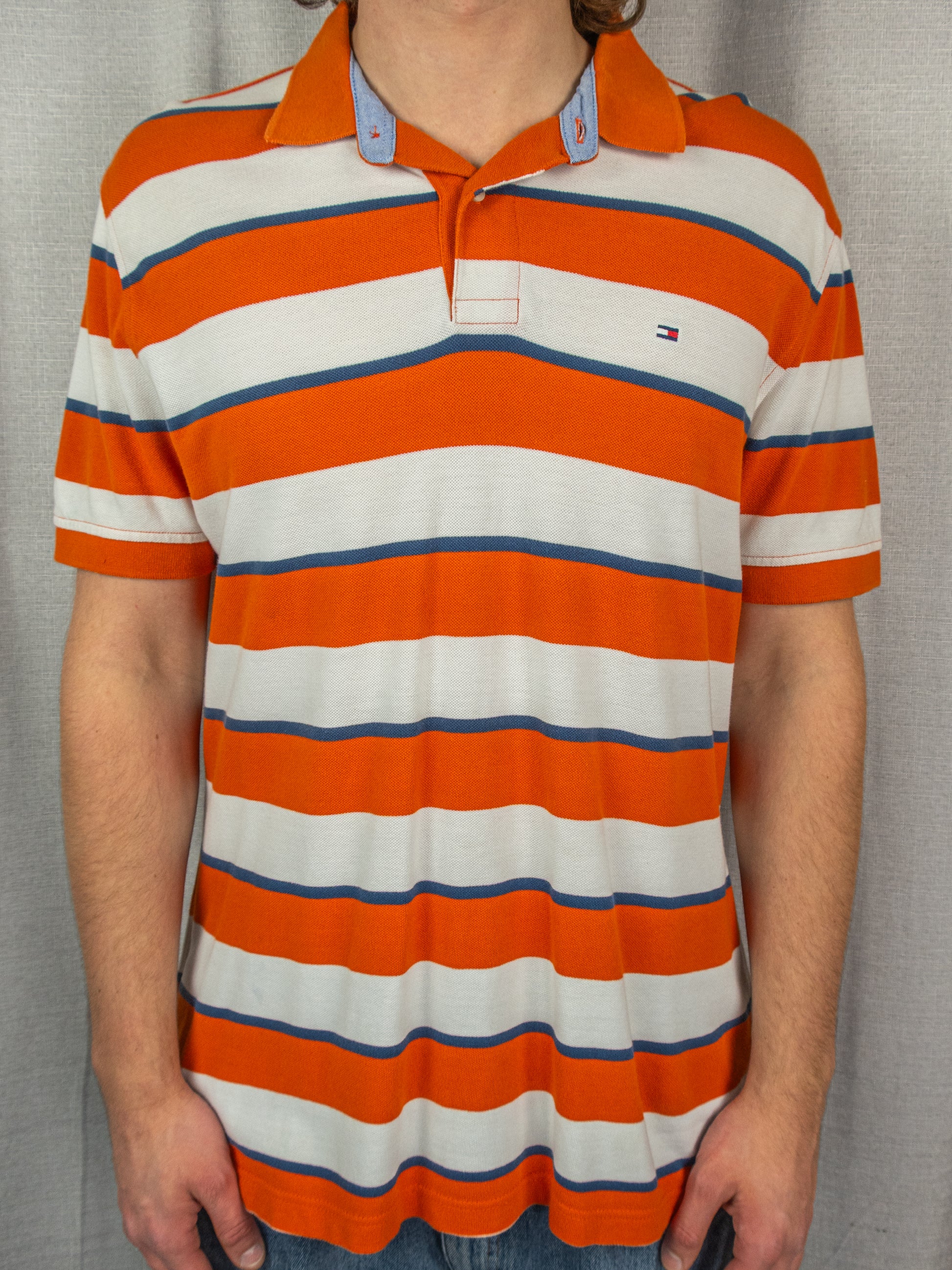 00's Tommy Hilfiger Polo Shirt - L
