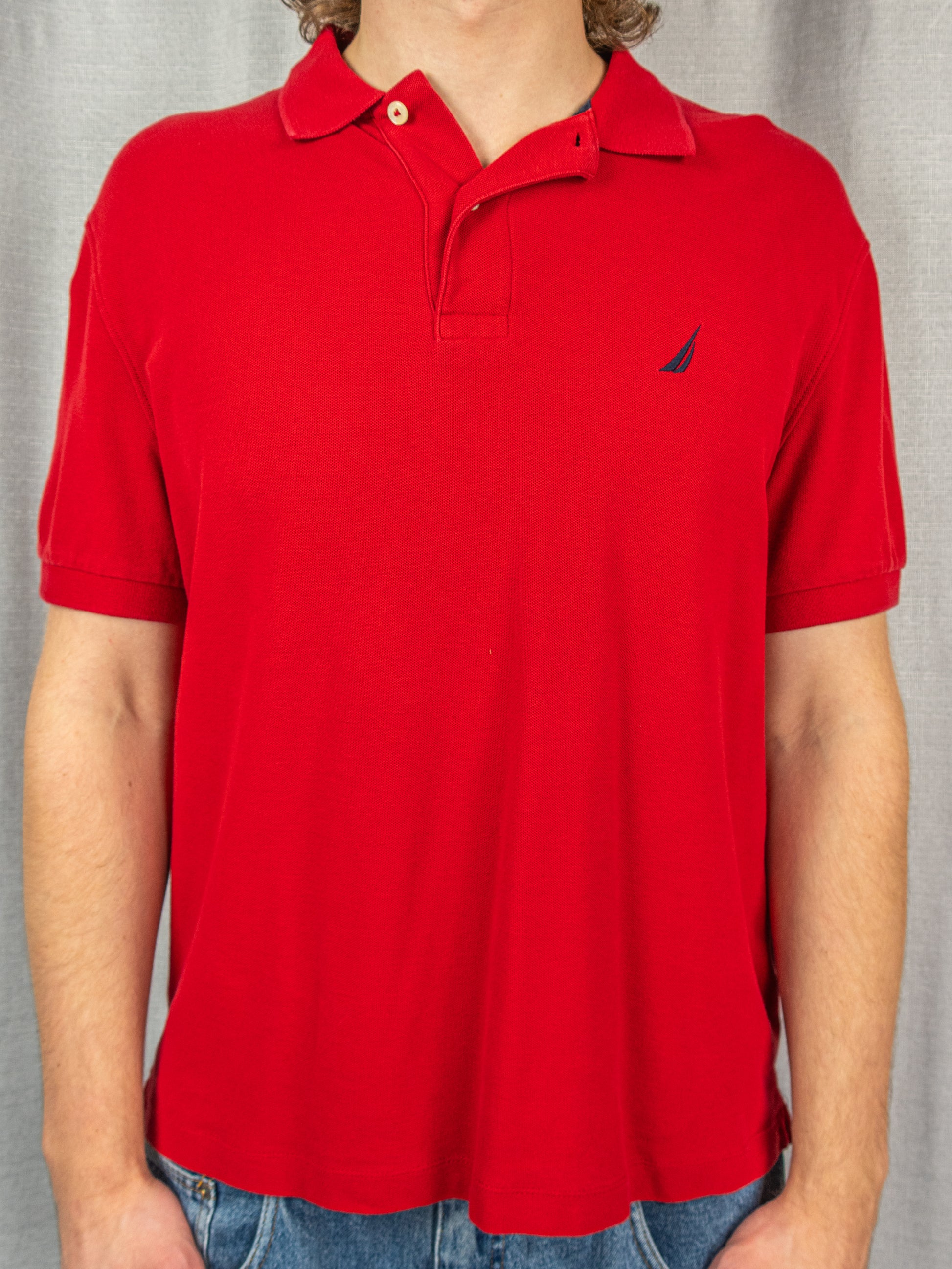 00's Nautica Polo Shirt - M