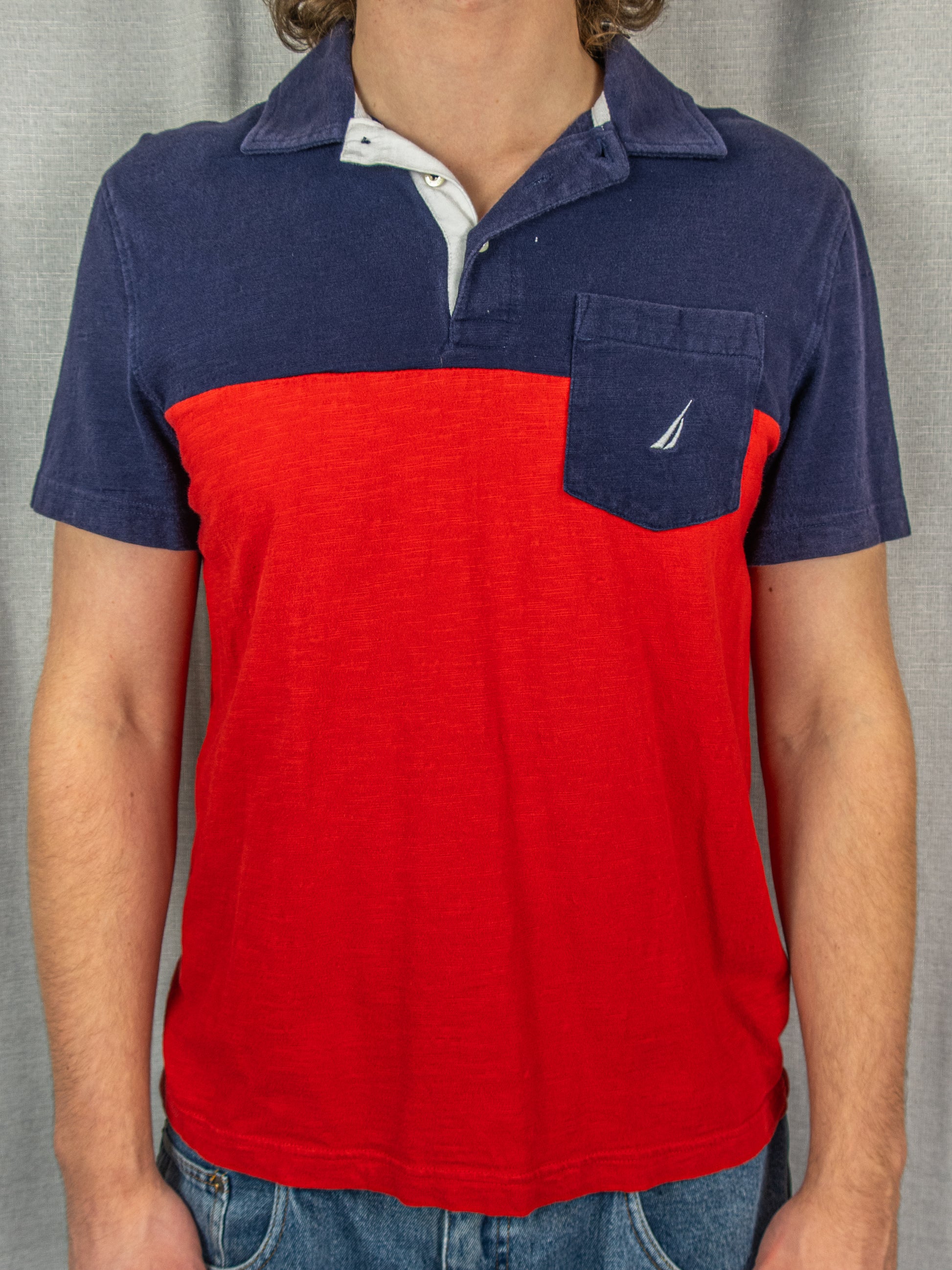 00's Nautica Polo Shirt - M