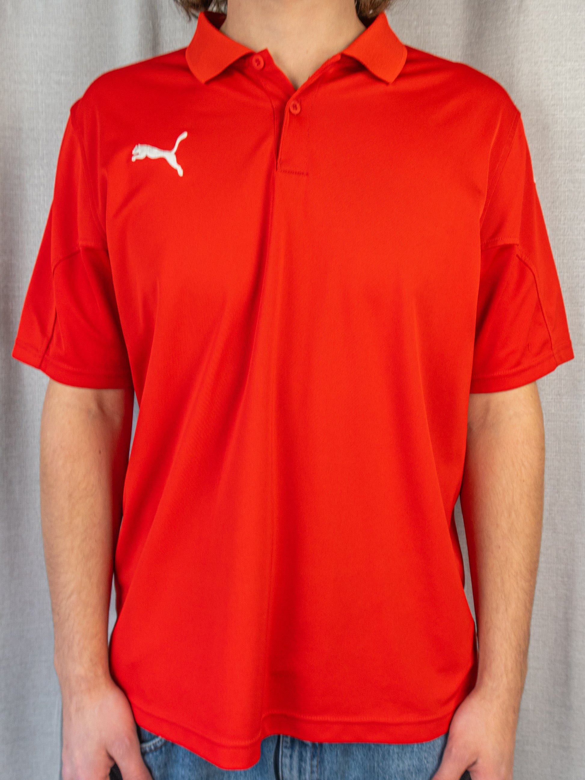 00's Puma Polo Shirt - L