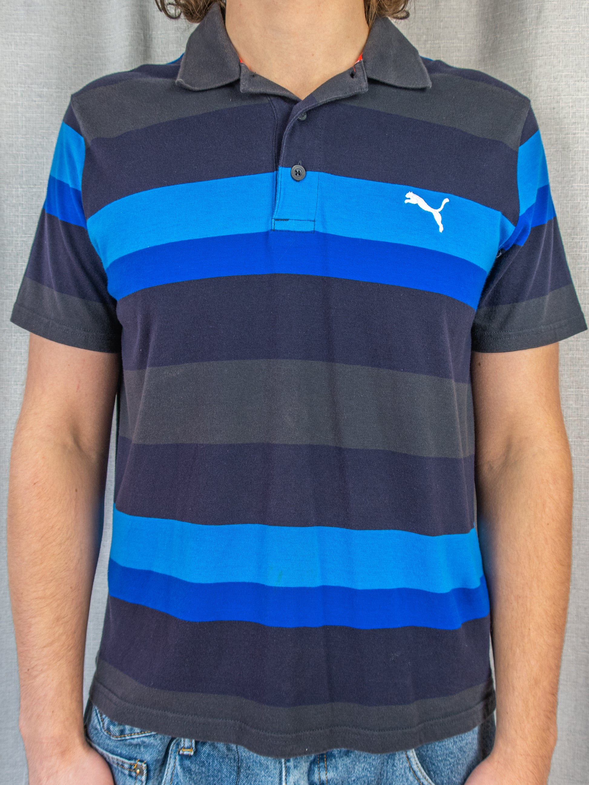 00's Puma Polo Shirt - L