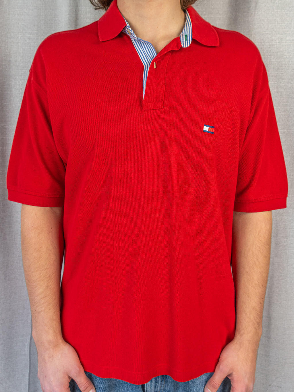 90's Tommy Hilfiger Polo Shirt - L