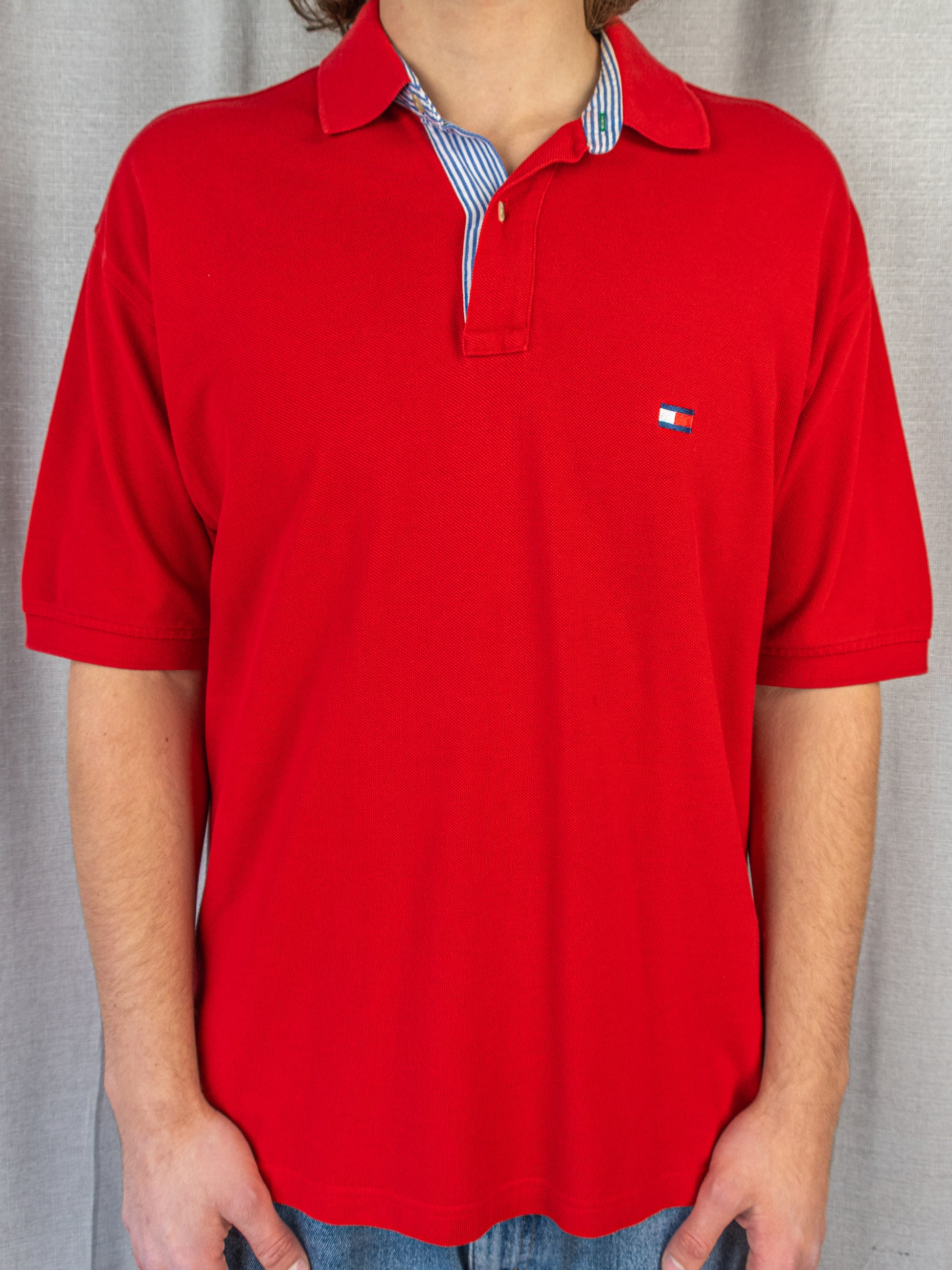 90's Tommy Hilfiger Polo Shirt - L