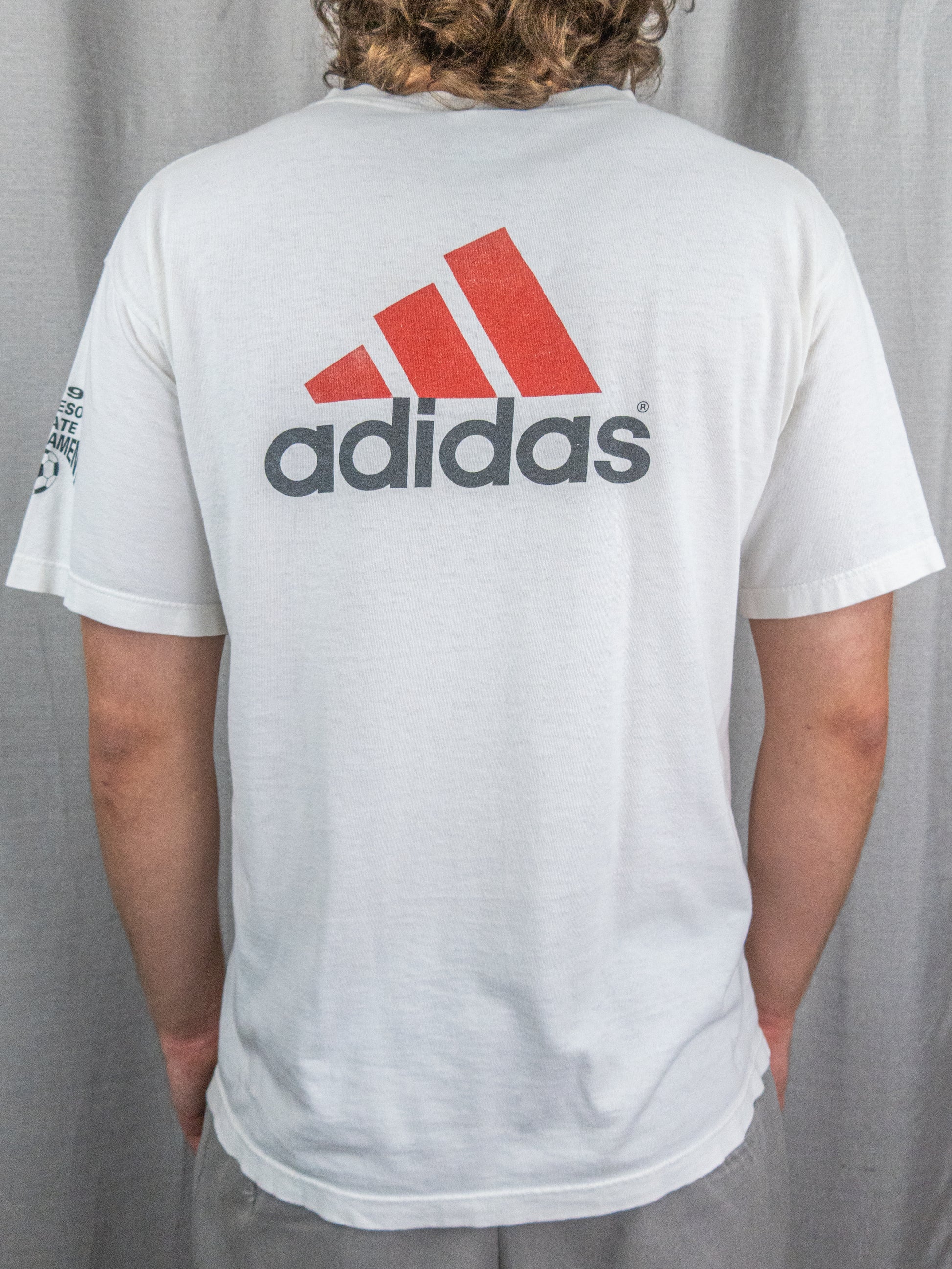 1996 Adidas Soccer T-Shirt - M