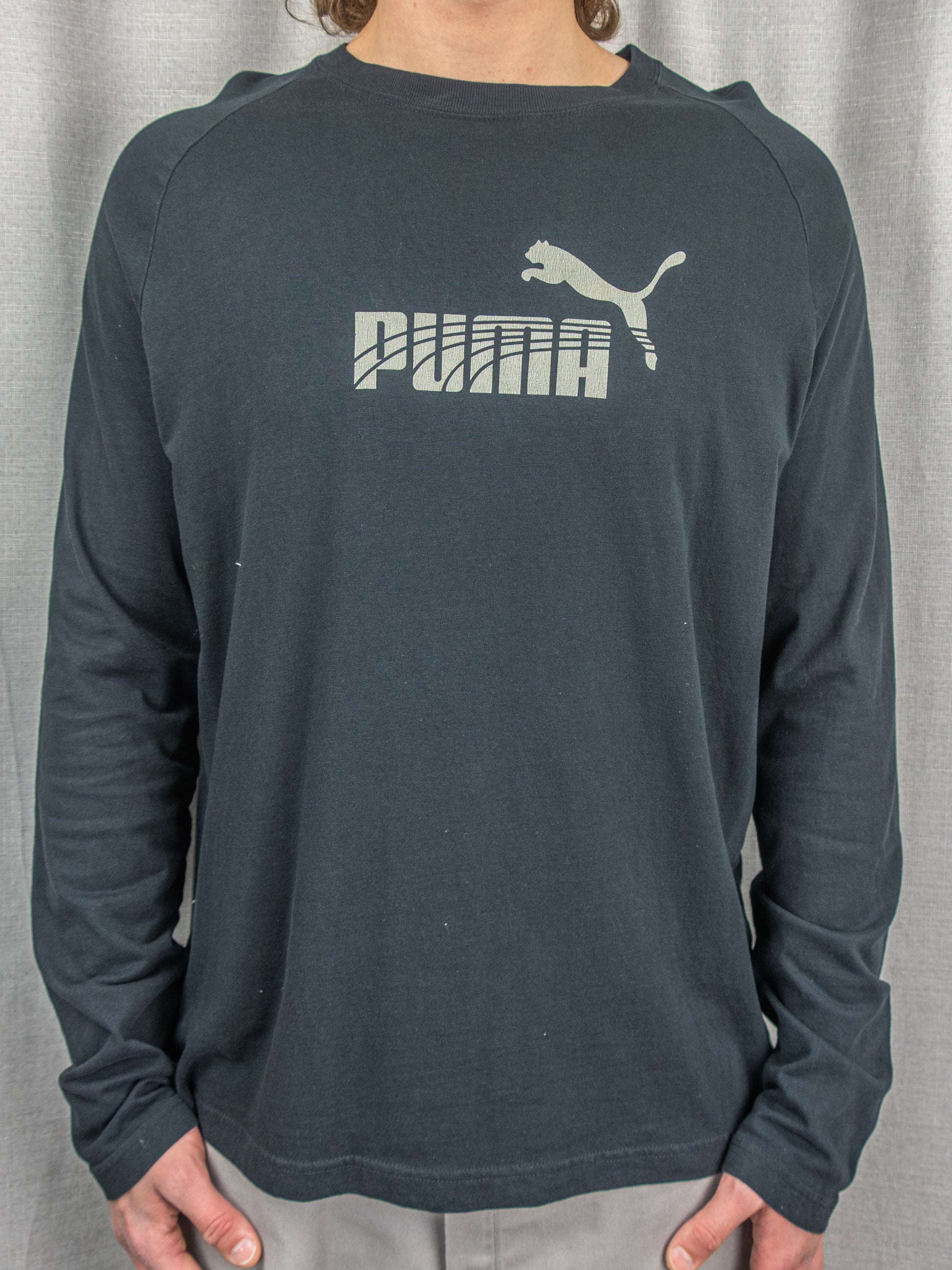 00's Puma Long-Sleeve T-Shirt - L