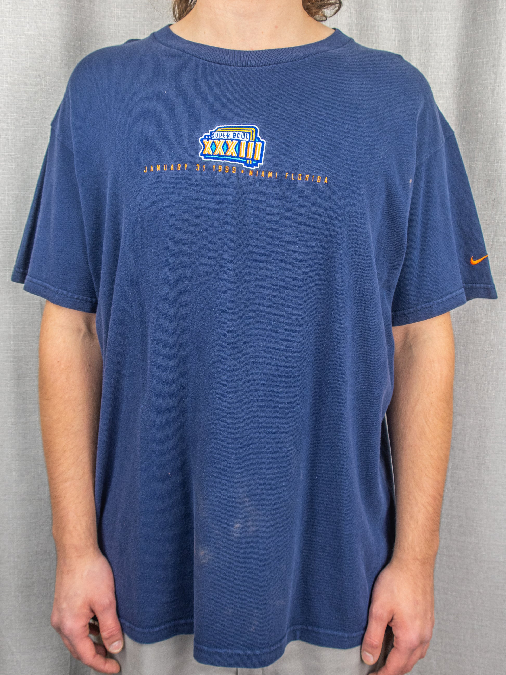 1999 Nike Super Bowl XXXIII T-Shirt - L