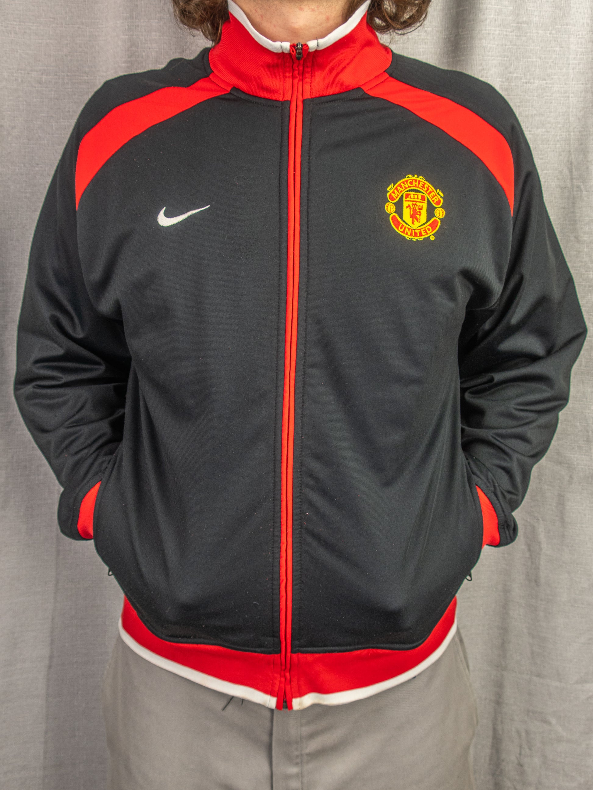00's Nike Manchester United Track Jacket - M