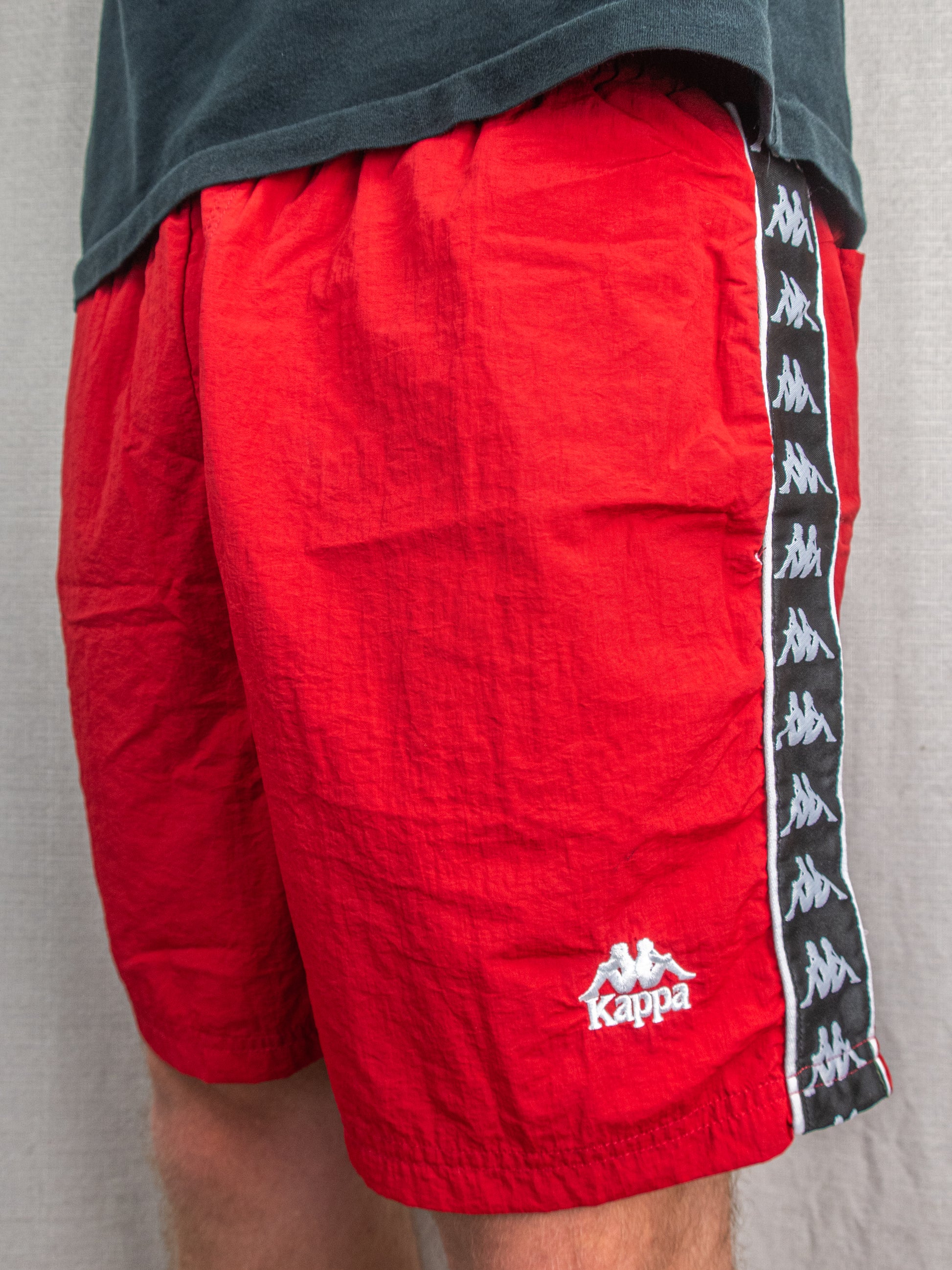 Kappa Mesh-Lined Track Shorts - XXL