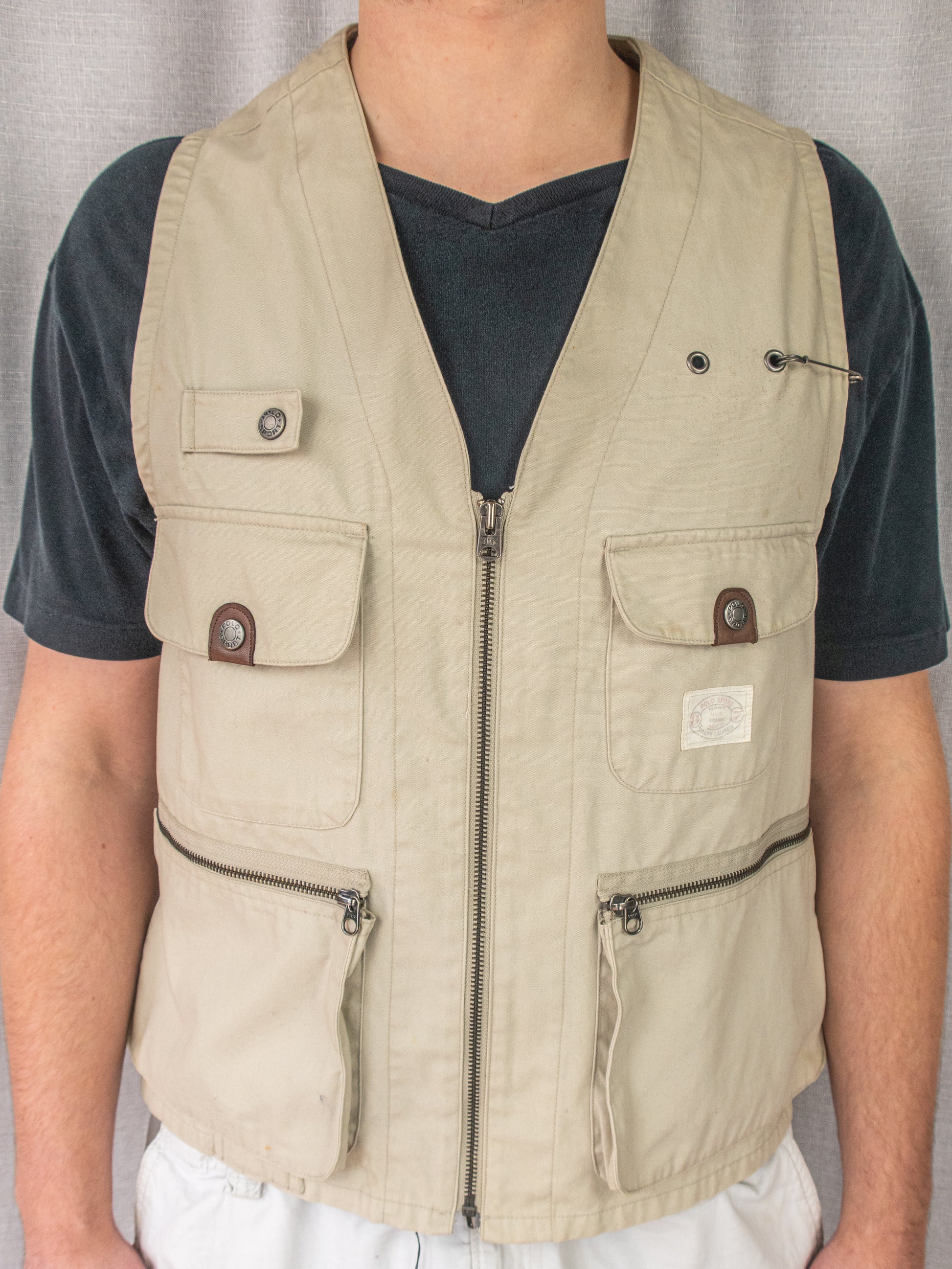 90's Polo Sport Utility Vest - M