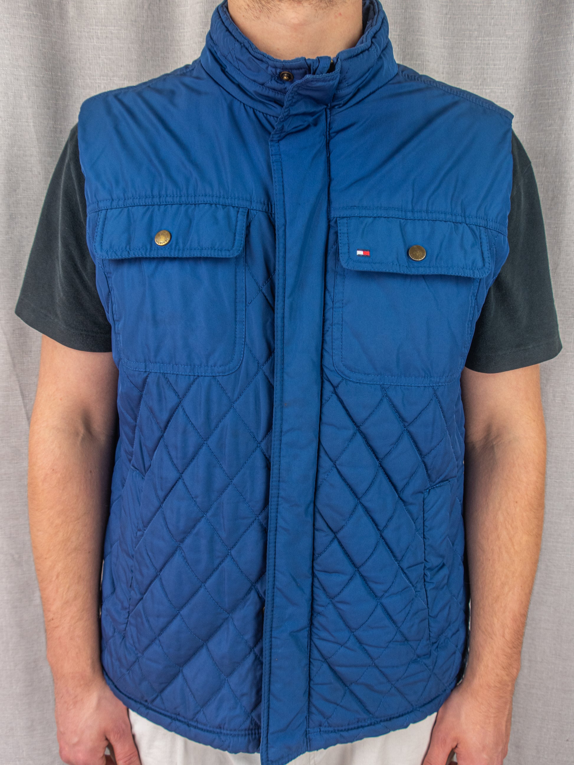 Tommy Hilfiger Quilted Puffer Vest - L