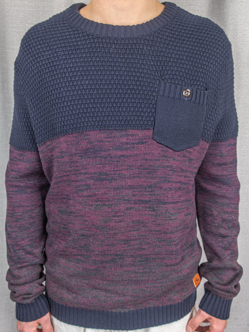Rusty Knitted Crewneck Sweater - M