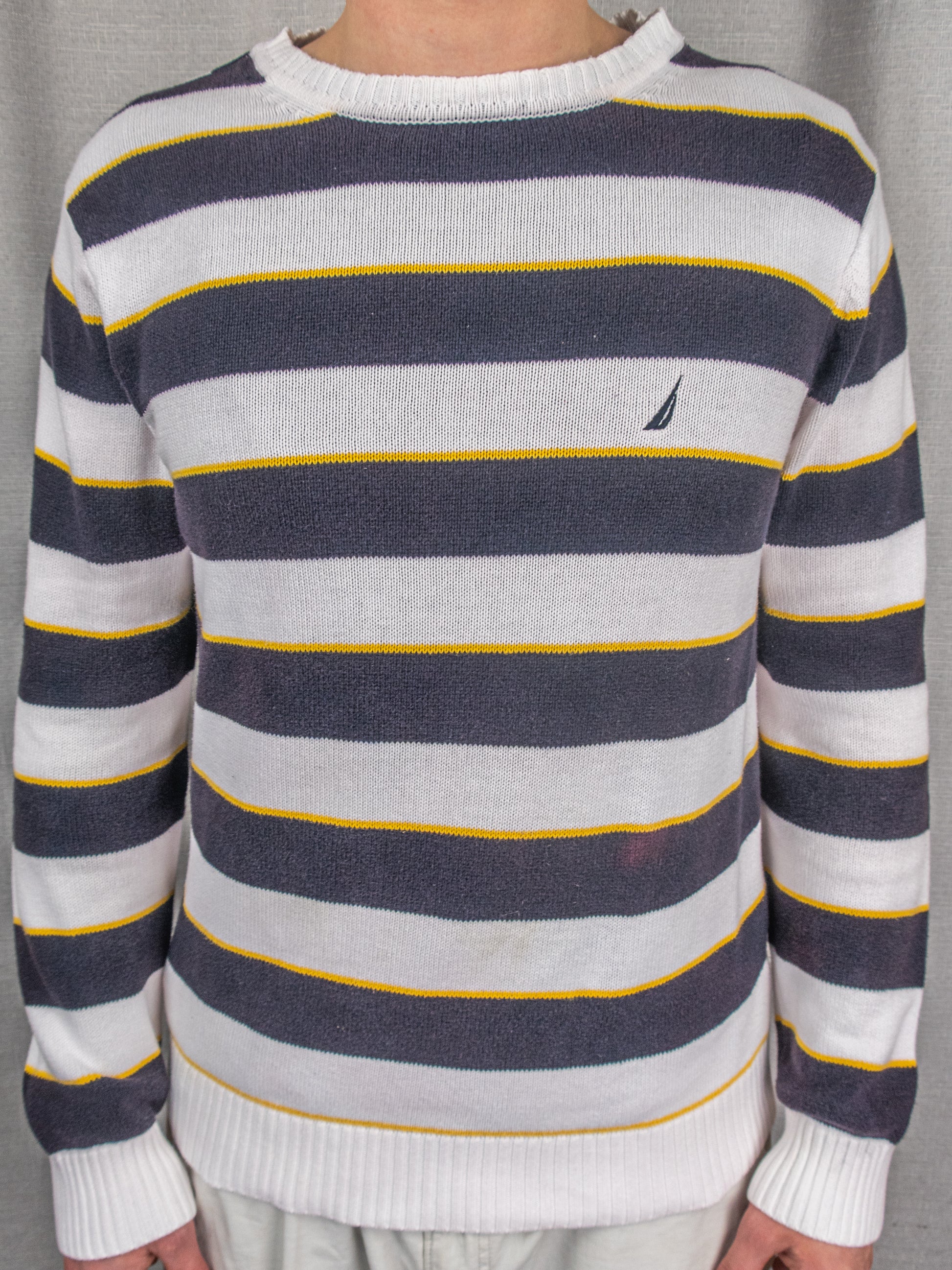 Nautica Knitted Crewneck Sweater - M