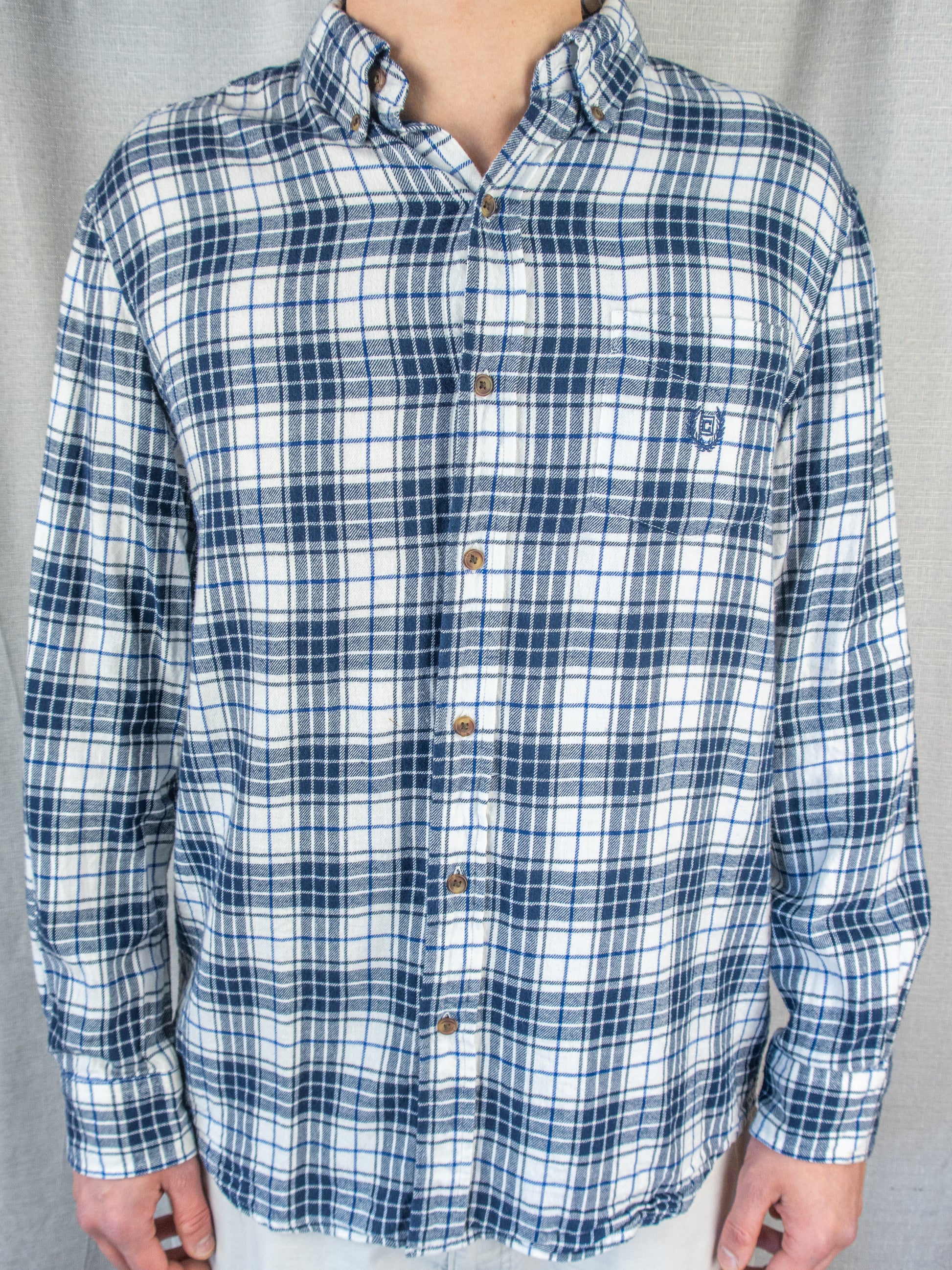 Chaps Button-Up Shirt - L