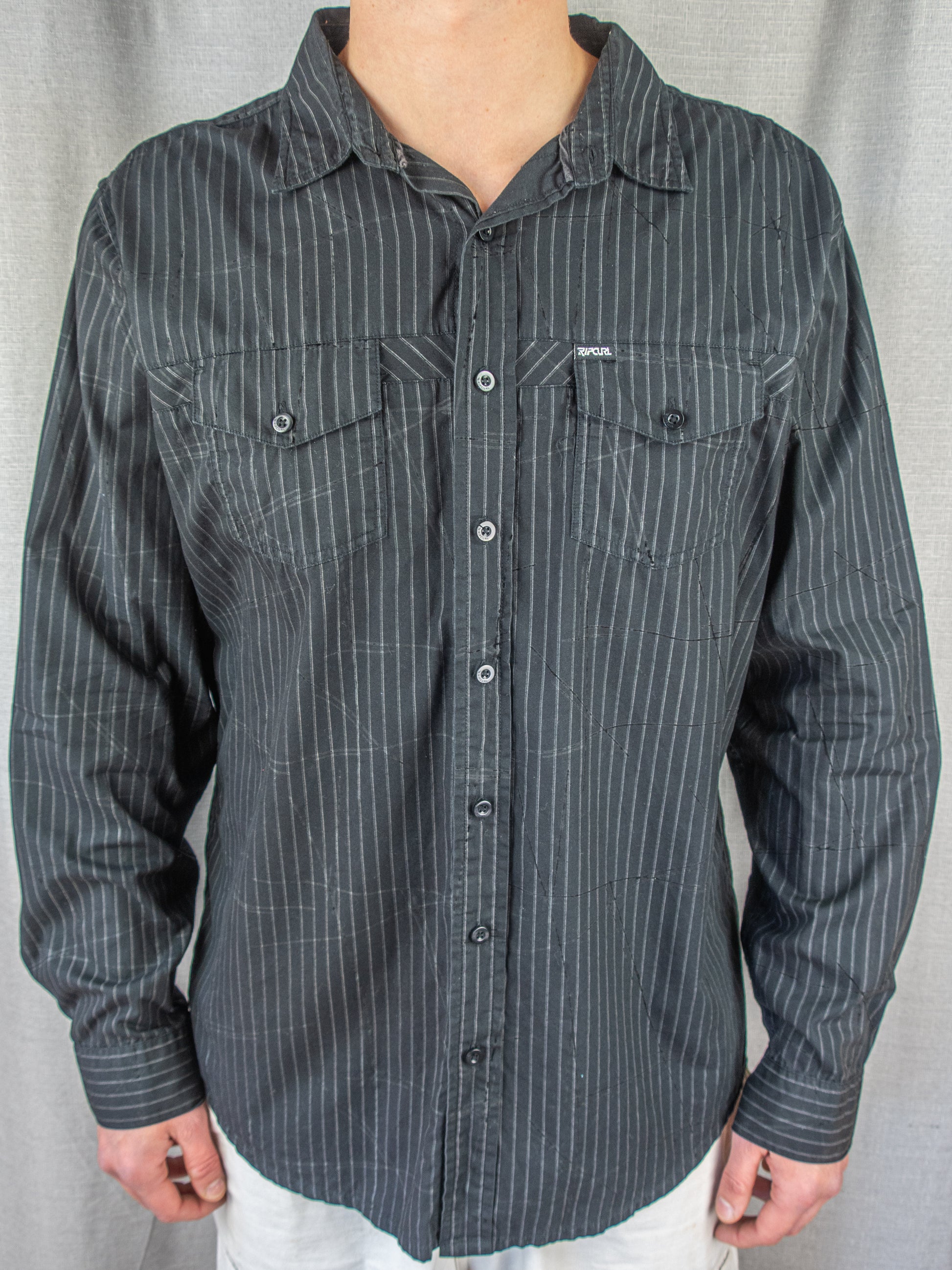 00's Rip Curl Button-Up Shirt - XXL