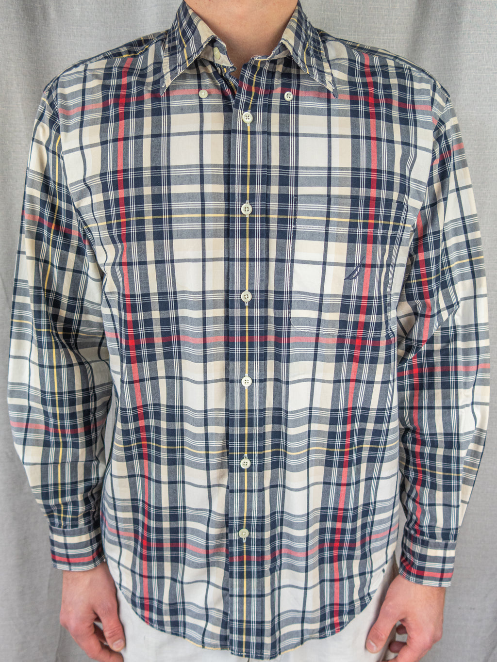 00's Nautica Button-Up Shirt - M
