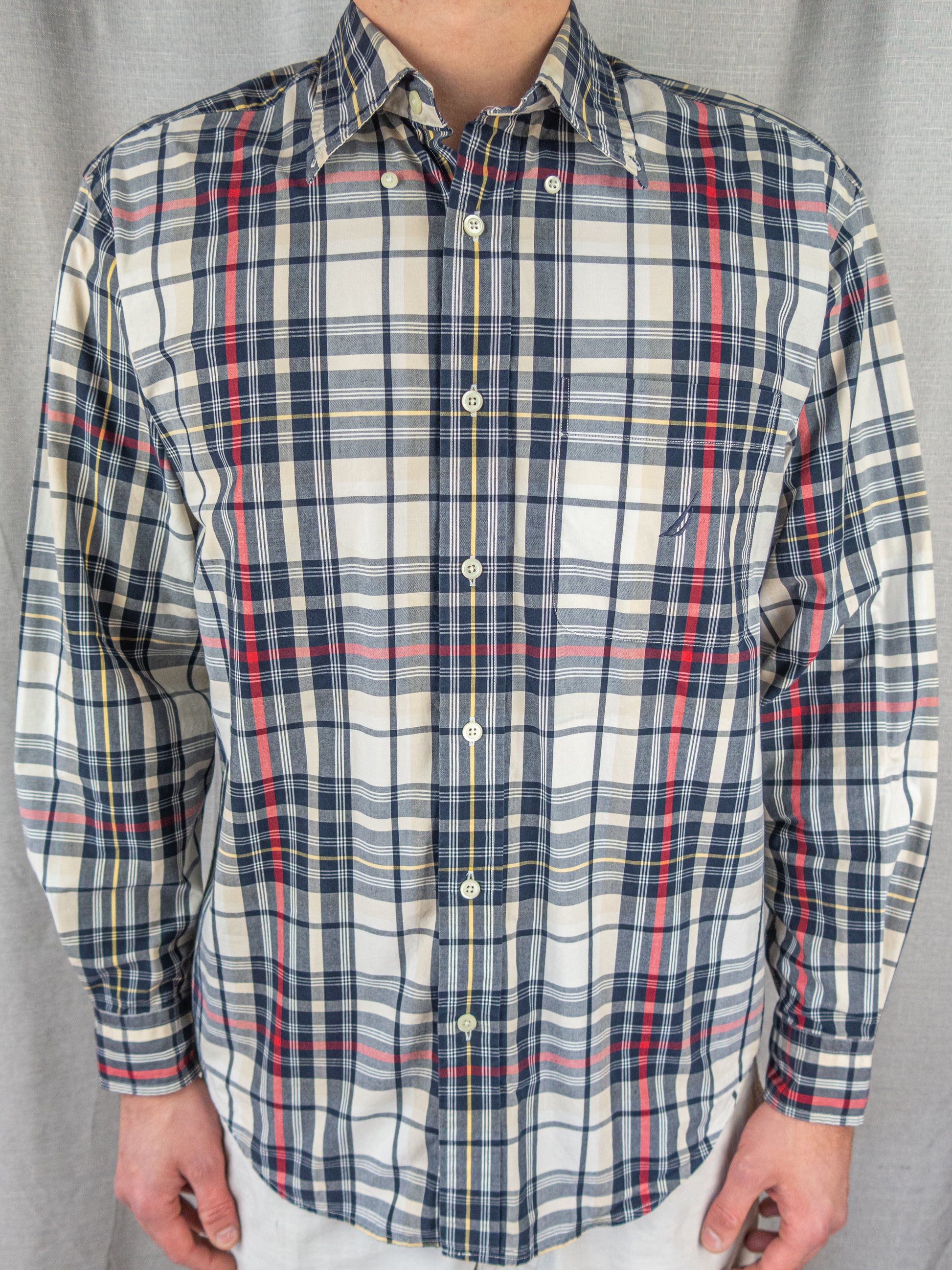 00's Nautica Button-Up Shirt - M