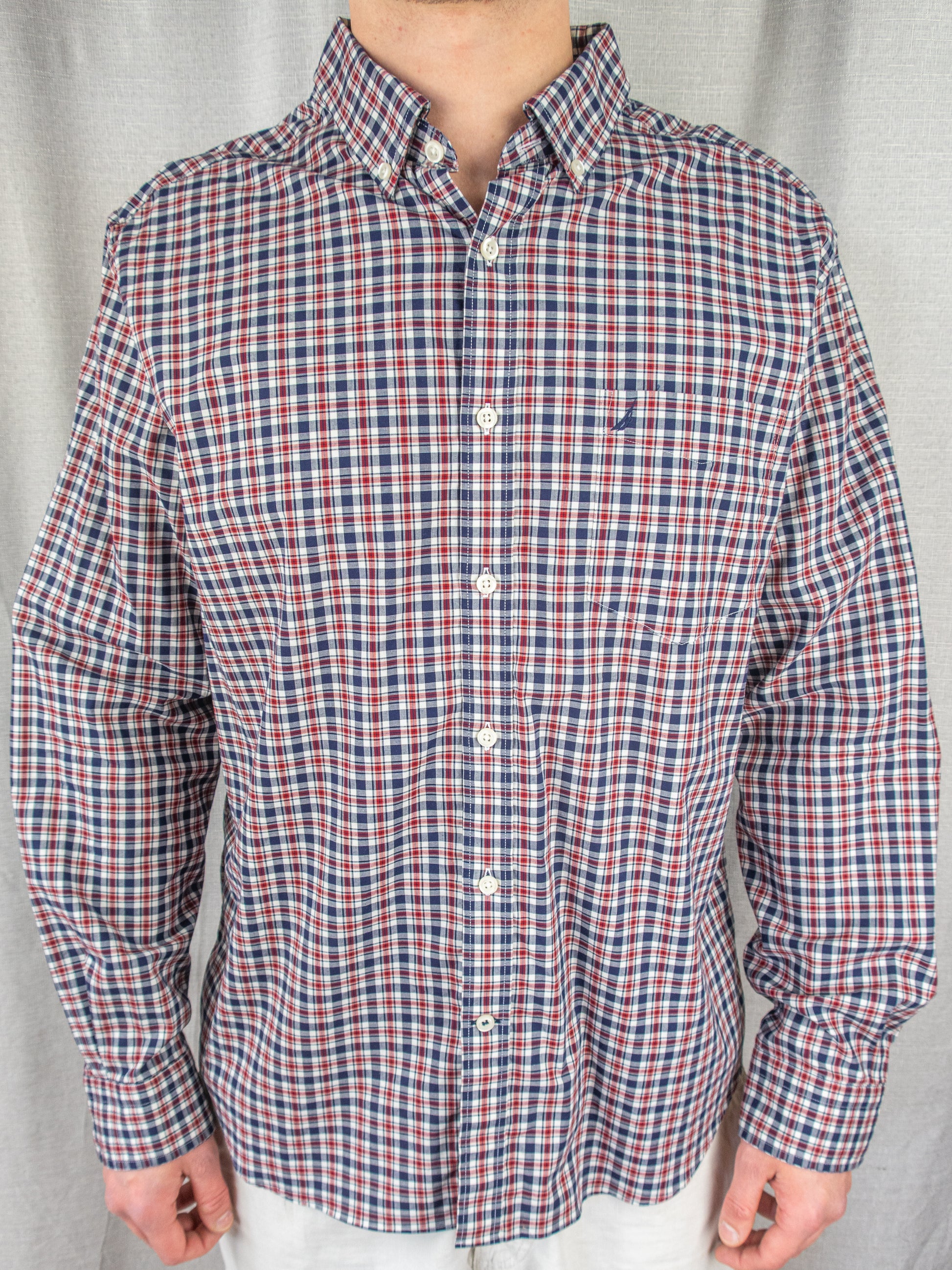 00's Nautica Button-Up Shirt - XL