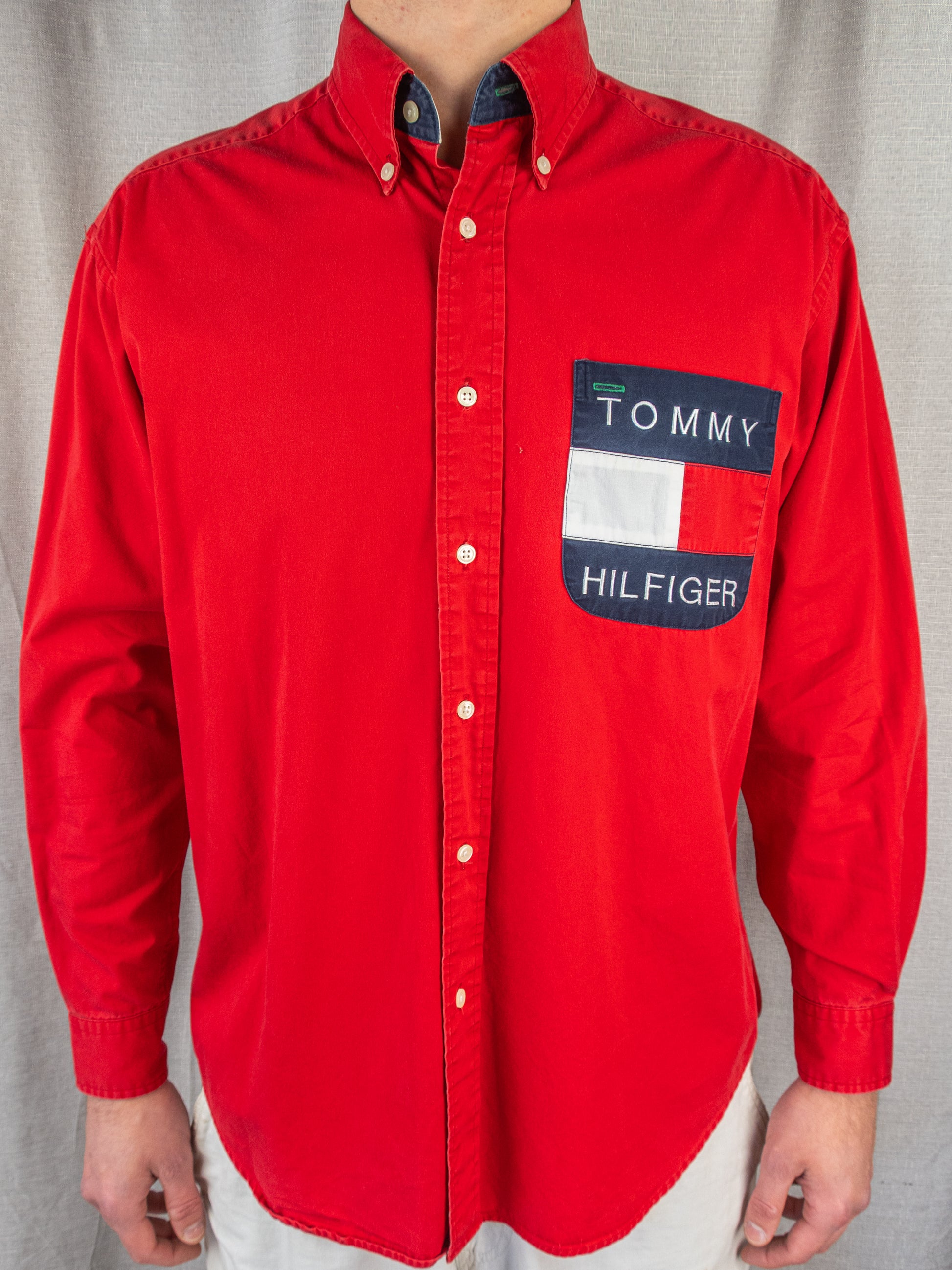 90's Tommy Hilfiger Button-Up Shirt - M