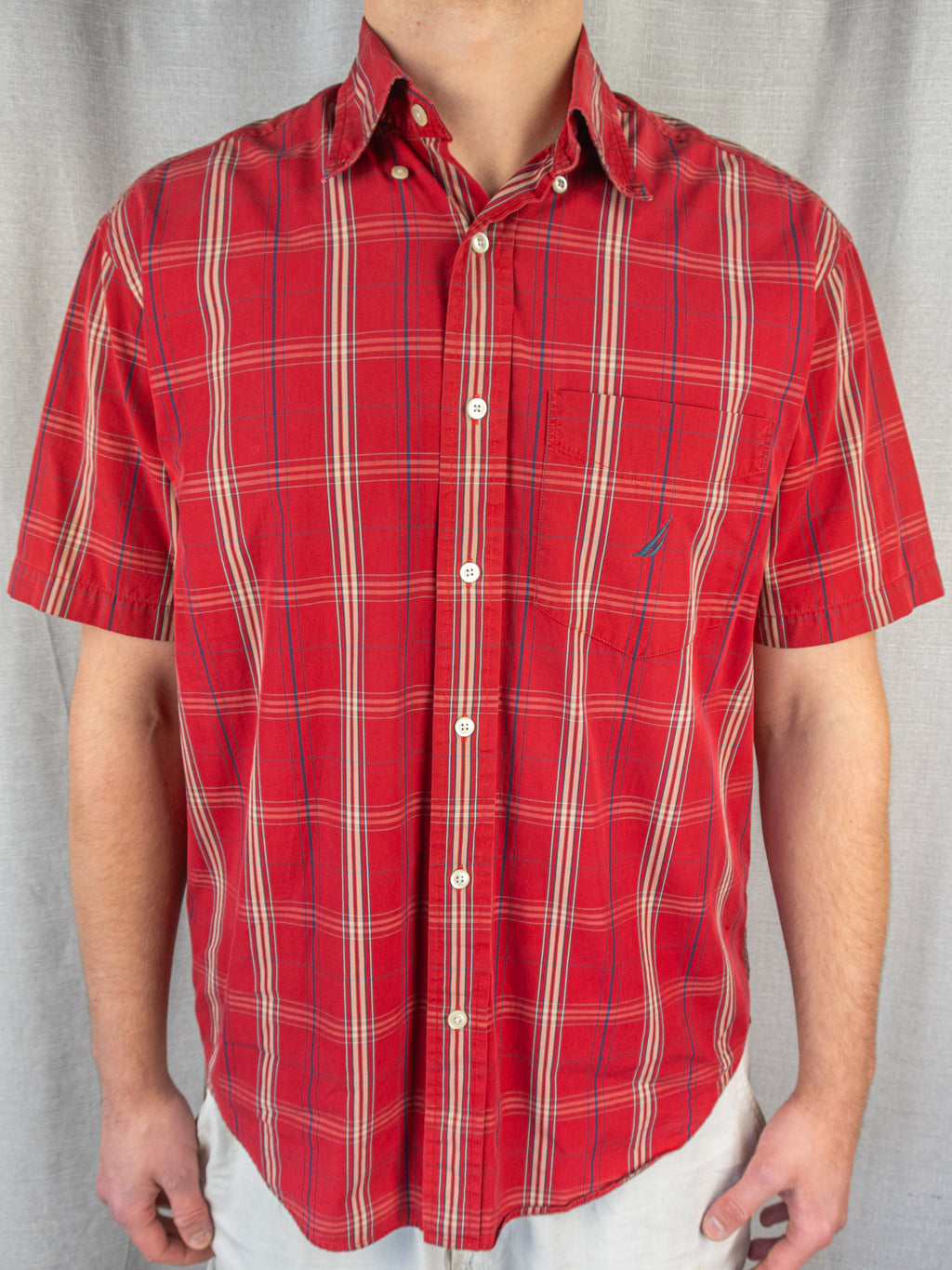 00's Nautica Button-Up Shirt - M