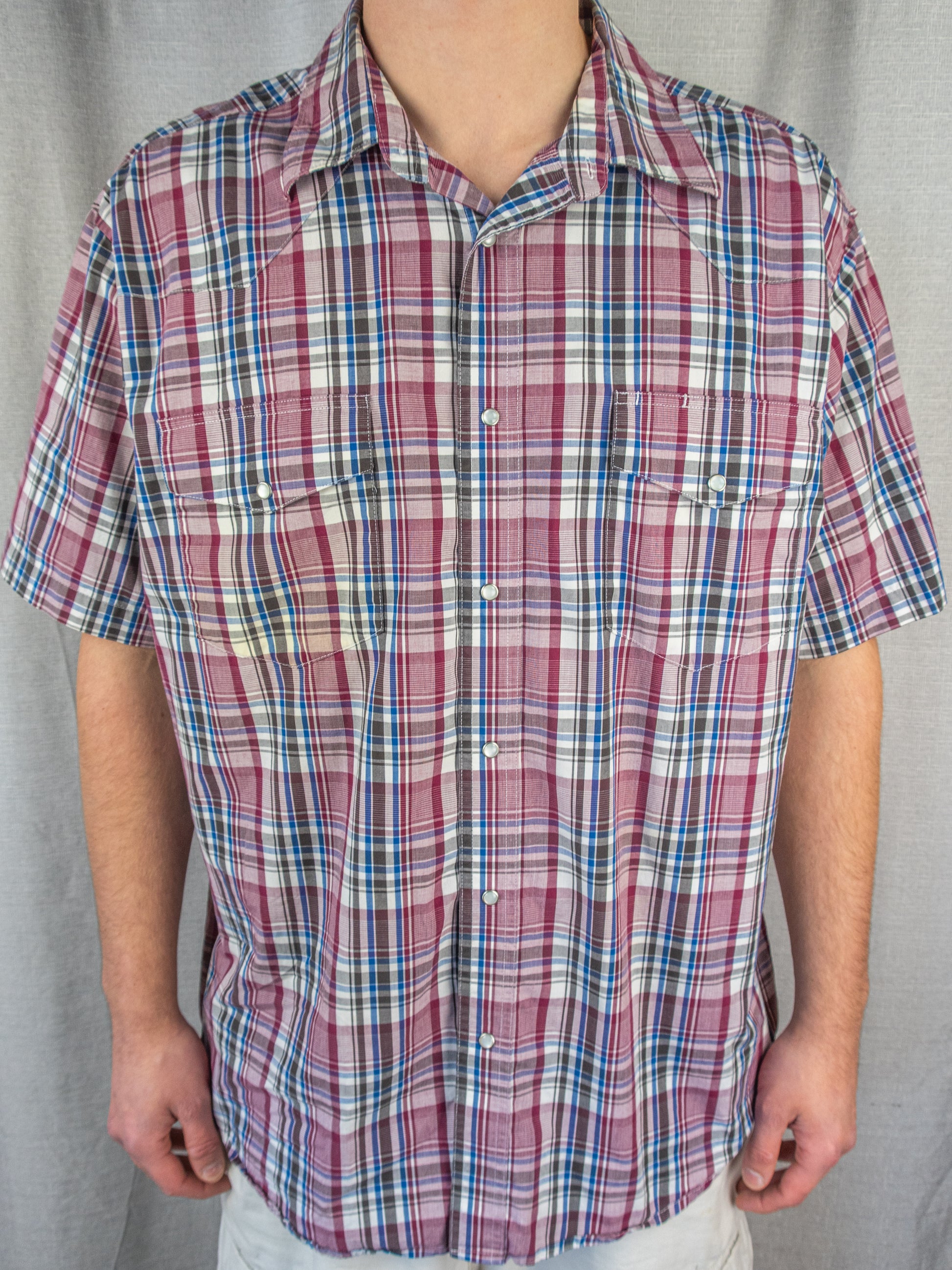 90's Wrangler Button-Up Shirt - XXL
