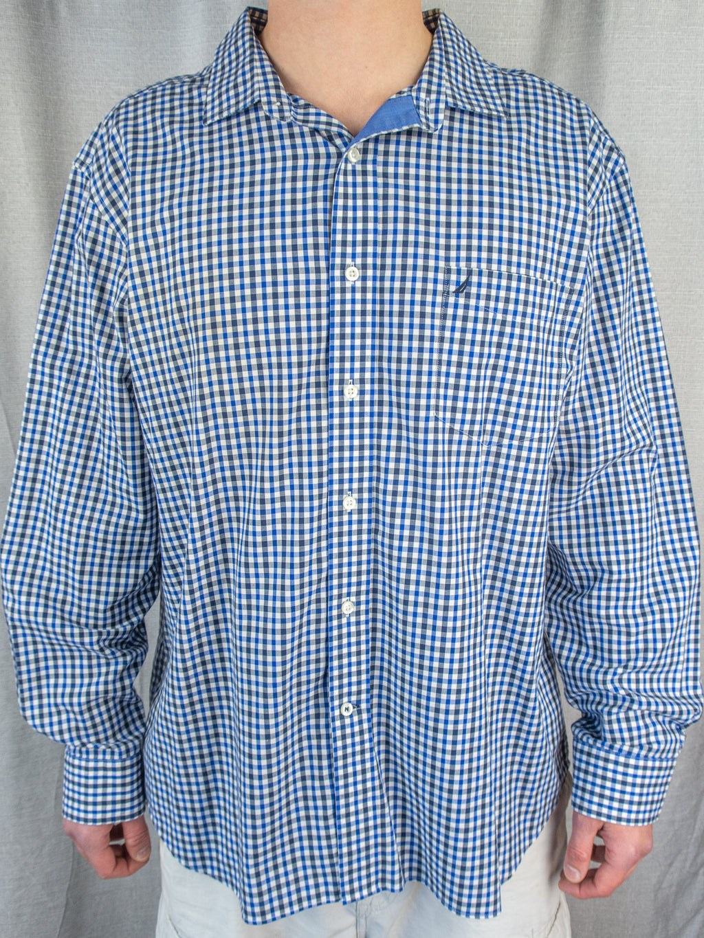 00's Nautica Button-Up Shirt - XXL