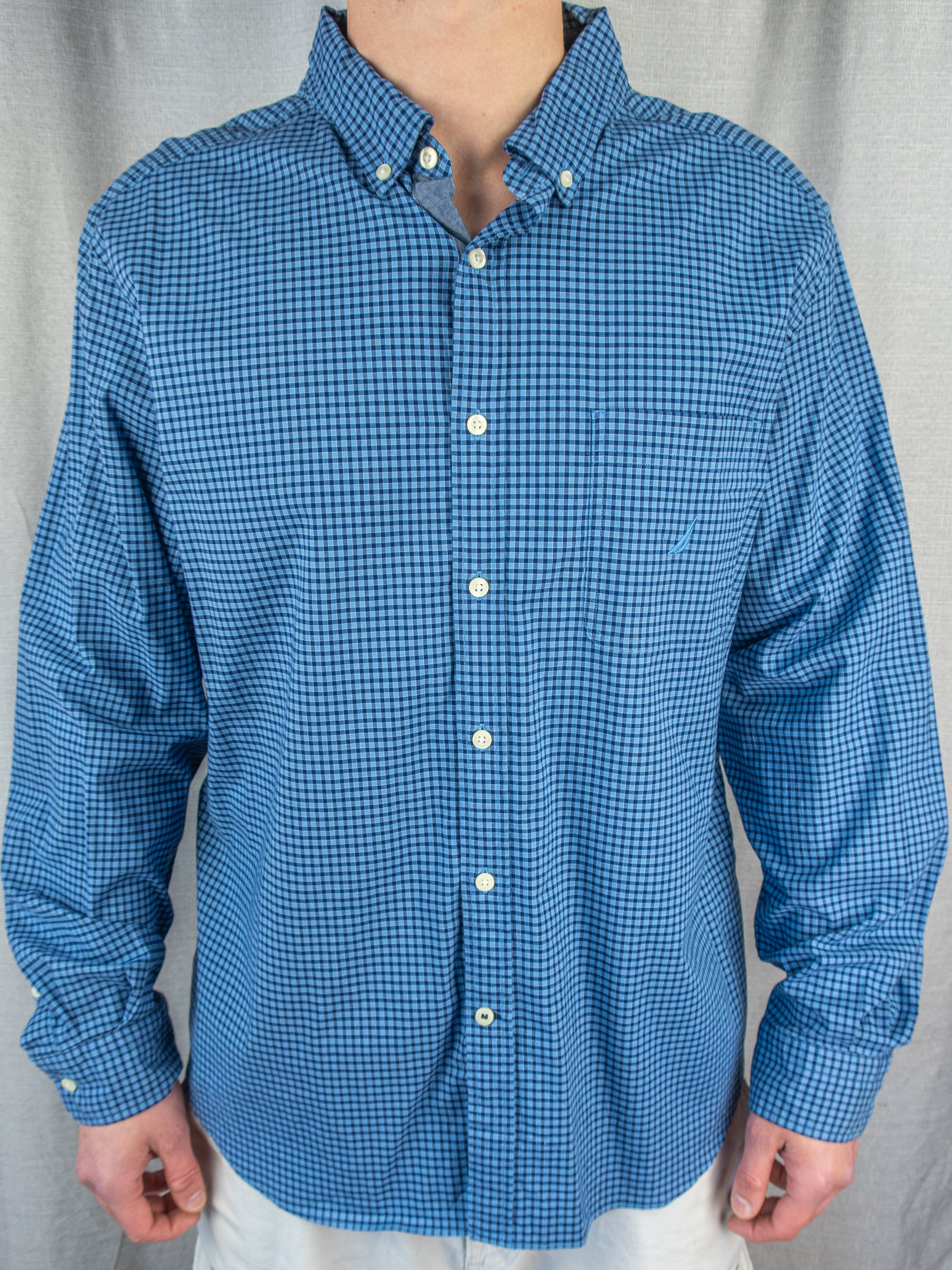 00's Nautica Button-Up Shirt - XXL