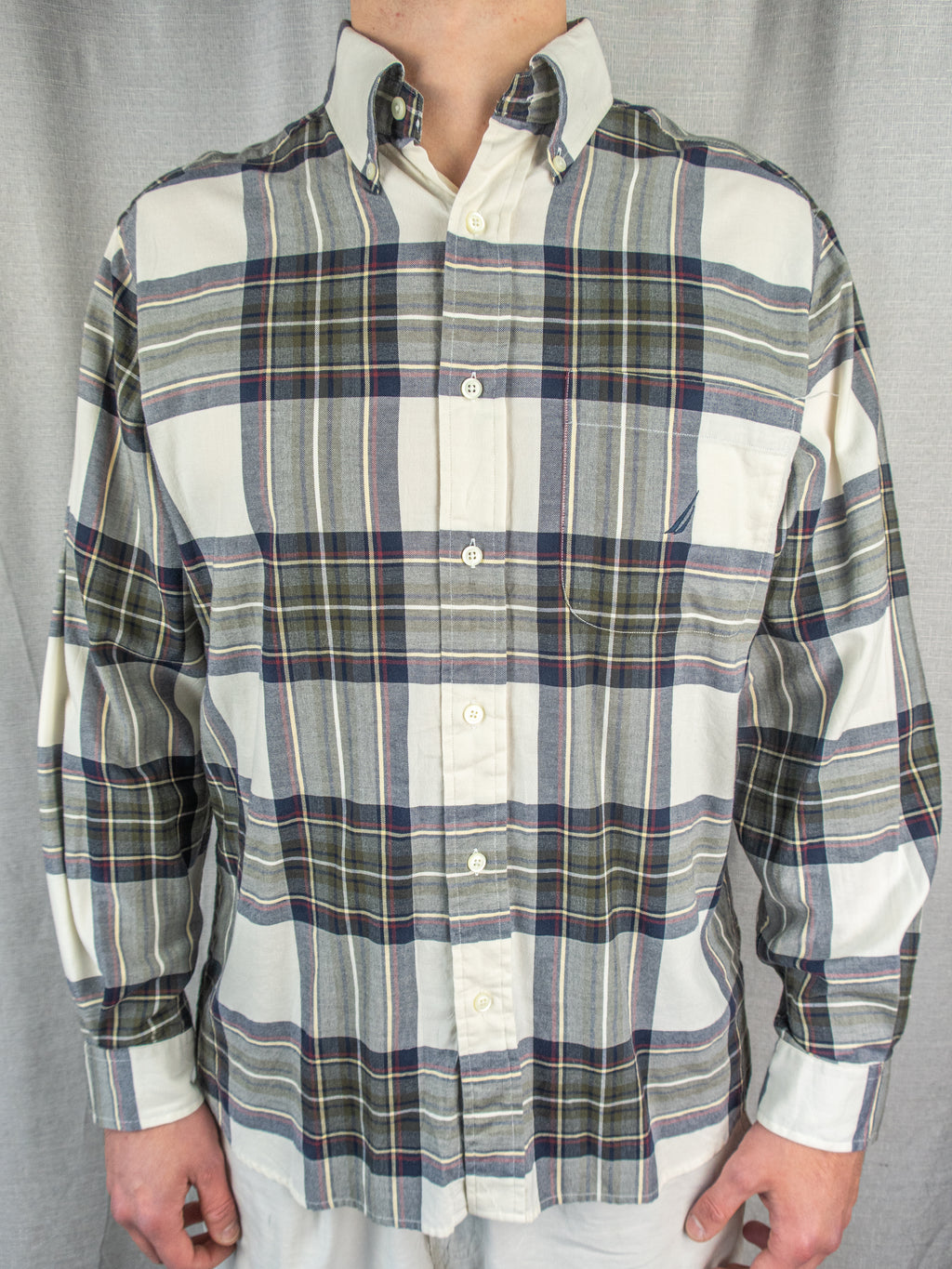 00's Nautica Button-Up Shirt - M
