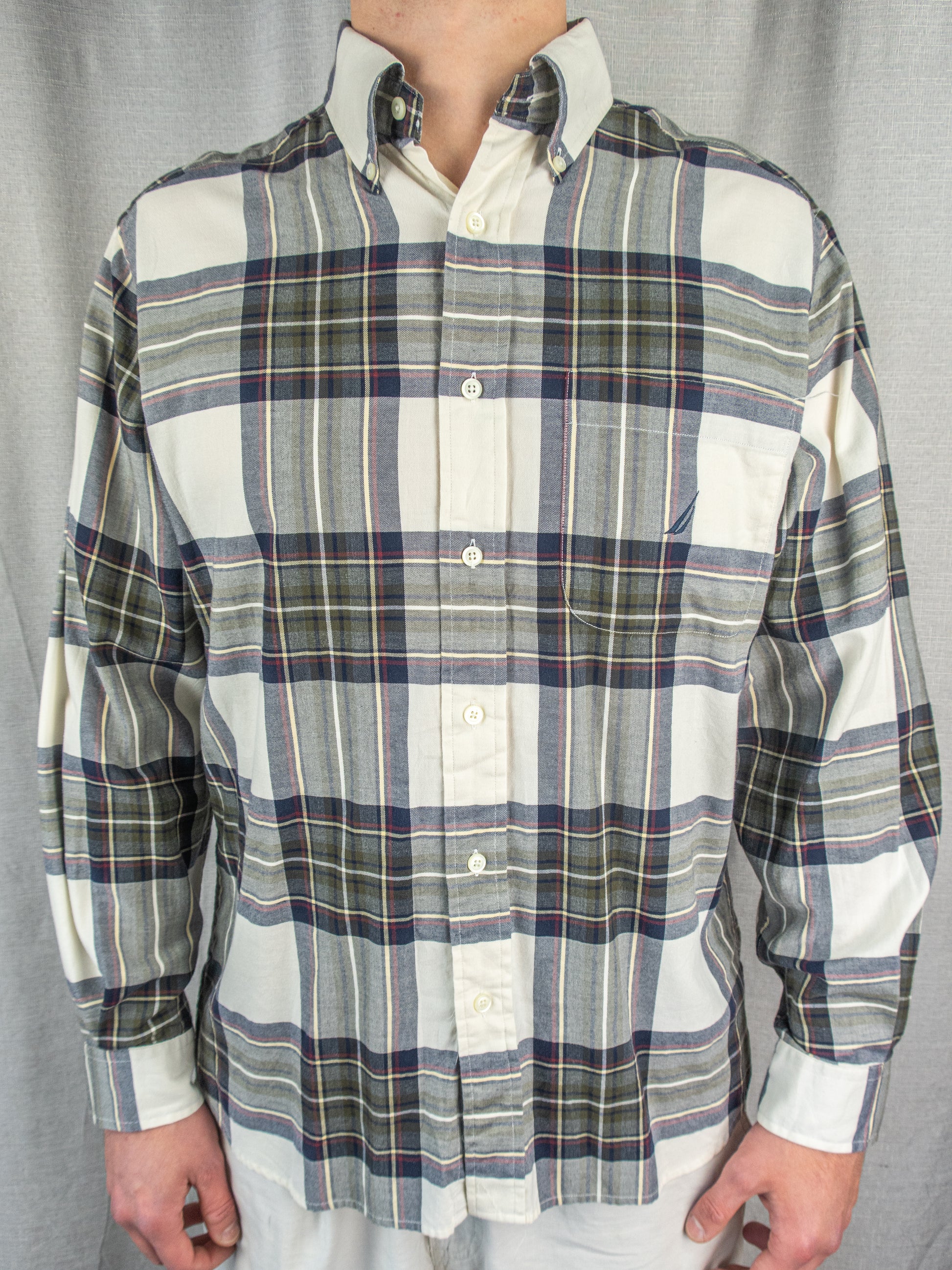 00's Nautica Button-Up Shirt - M