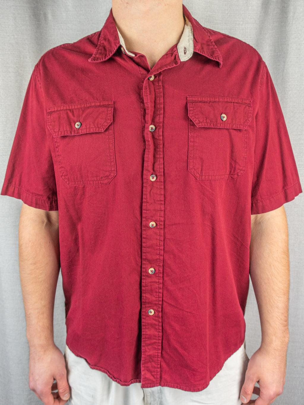 00's Wrangler Button-Up Shirt - L