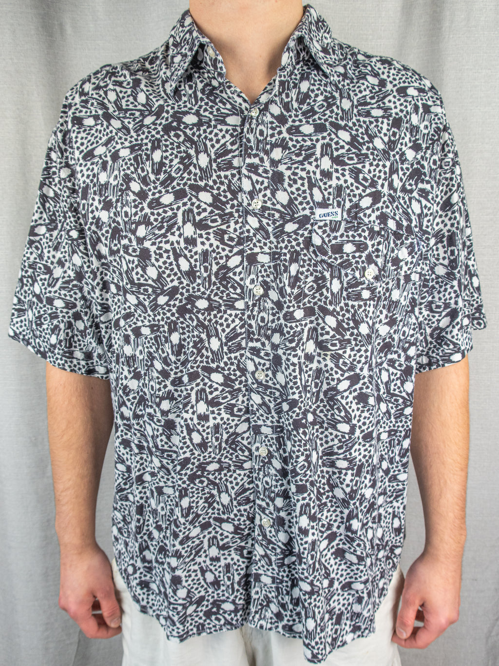 80's Guess Button-Up Shirt - XL