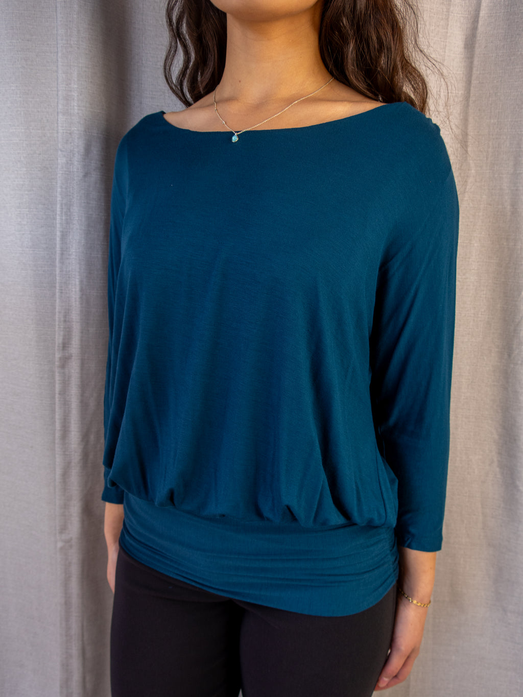 Events Batwing Top - Teal - Size XS