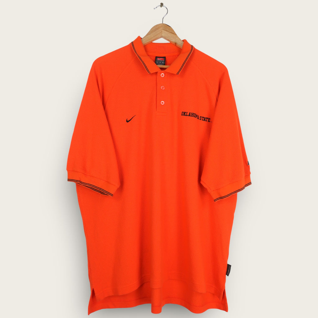 VINTAGE NIKE “OKLAHOMA STATE” POLO SHIRT - XL