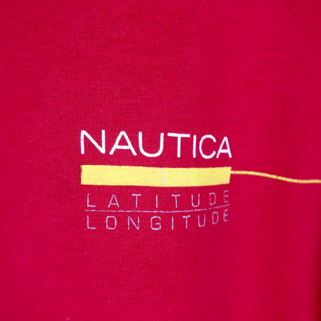 VINTAGE LONG-SLEEVE NAUTICA T-SHIRT - L