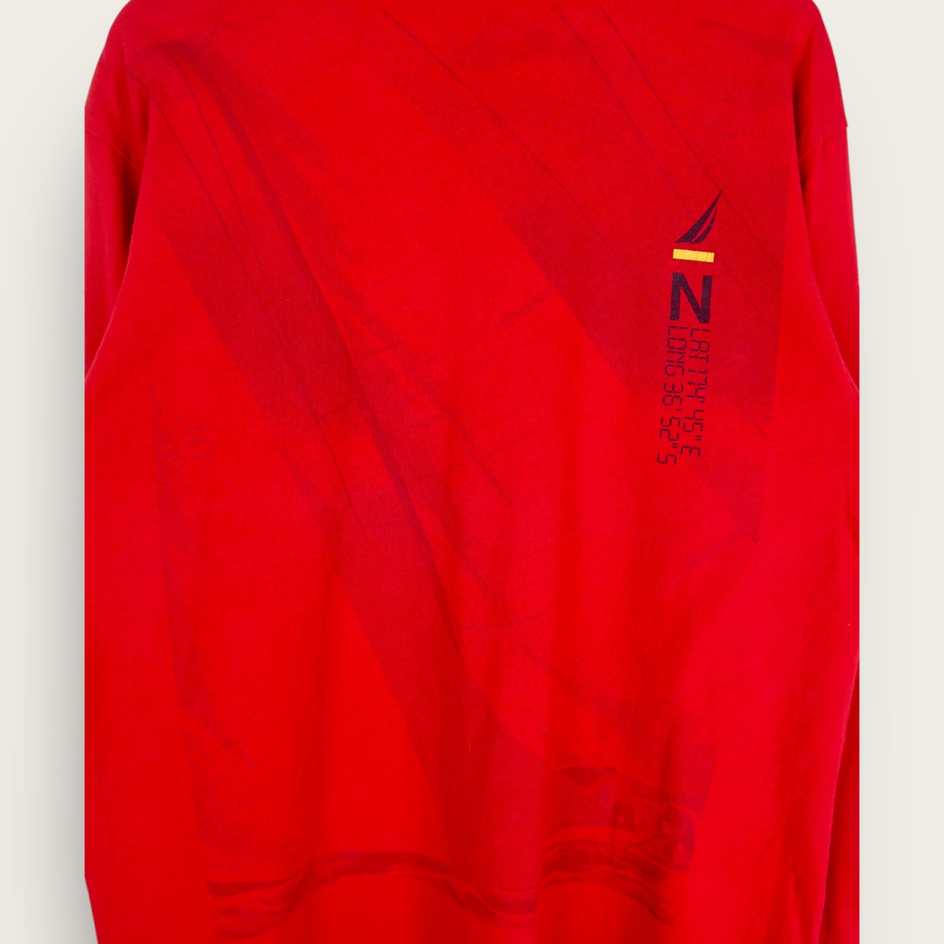 VINTAGE LONG-SLEEVE NAUTICA T-SHIRT - L